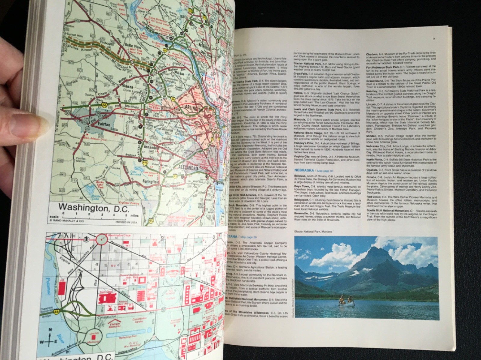 RAND MCNALLY Road Atlas and Travel Guide US United States Canada Mexico Kelloggs