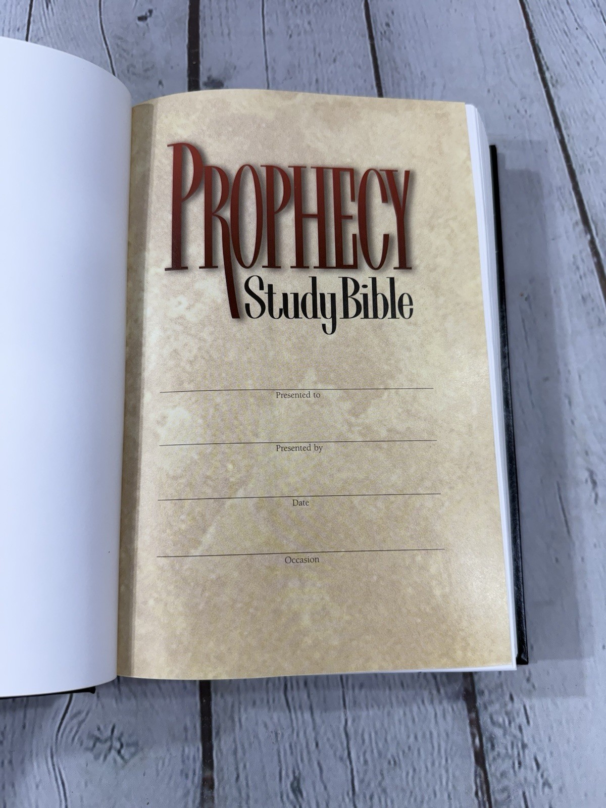 Prophecy Study Bible By John Hagee (New King James Version) Hardcover DJ 1997
