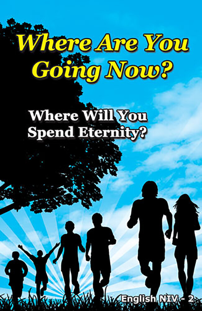 „ENGLISH (NIV)“ Tracts, Pack of 40 Units in 4 Colorful Covers, 12 Pages Each