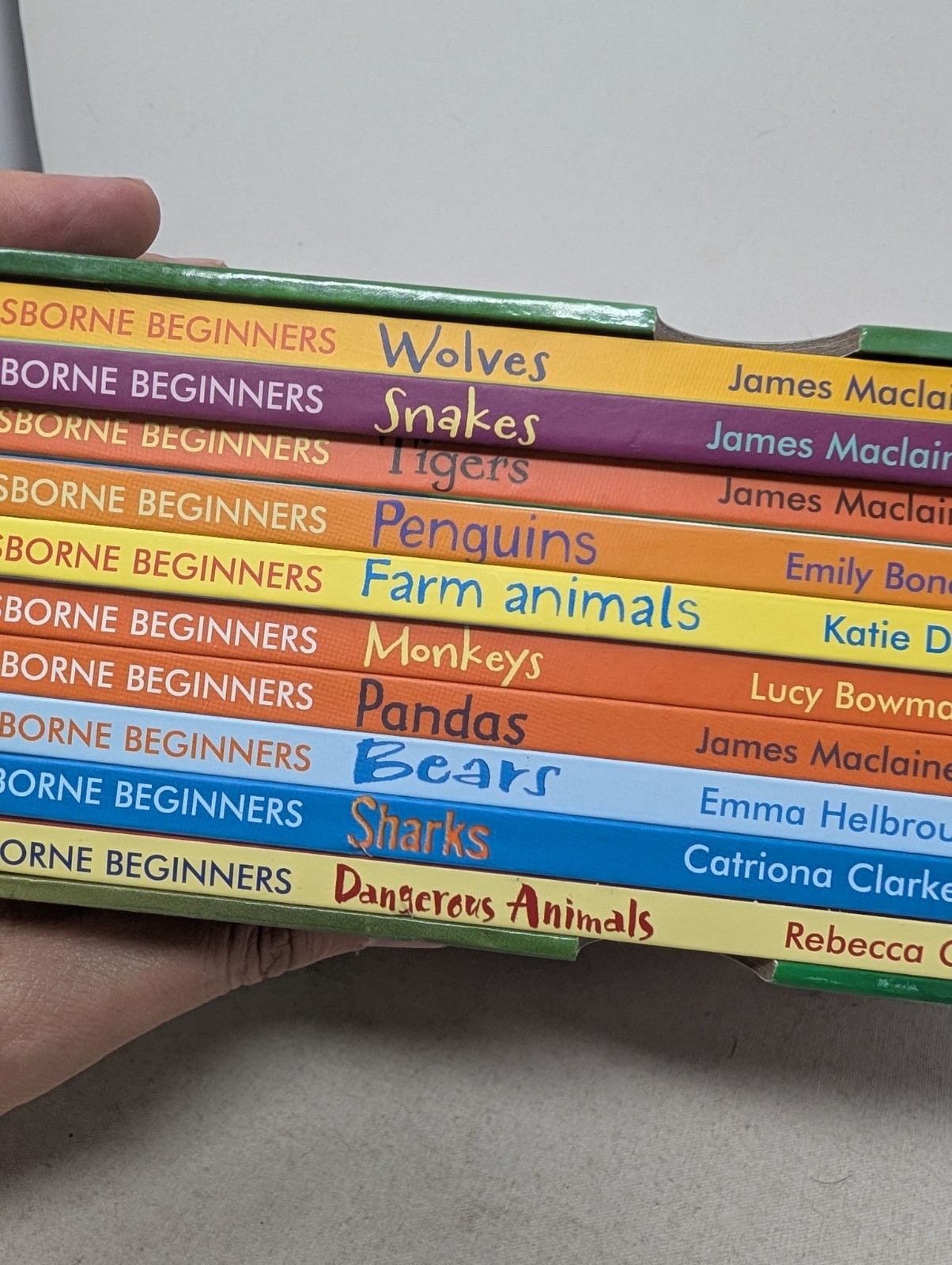 Usborne Beginners ANIMALS 10-Book Boxed Set Educational Development Corporation