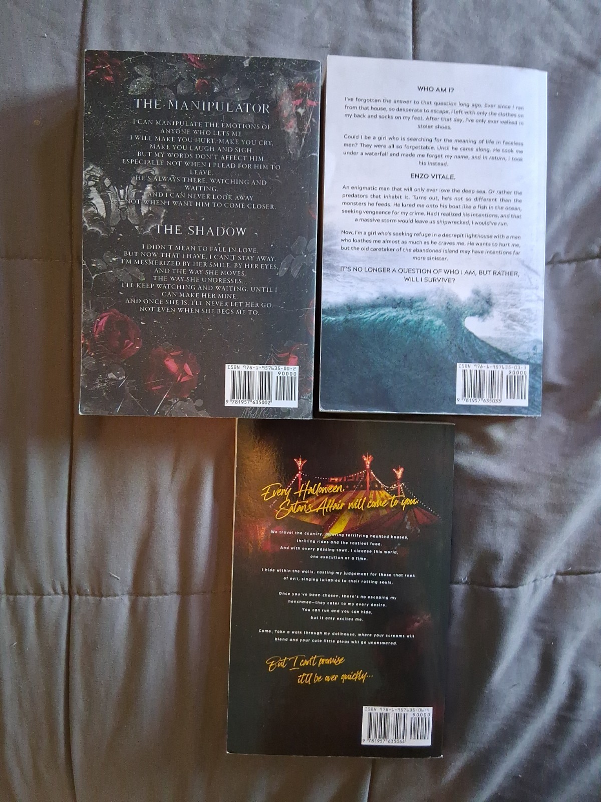 H.D. Carlton Satan’s Affair, Does It Hurt, Haunting Adeline