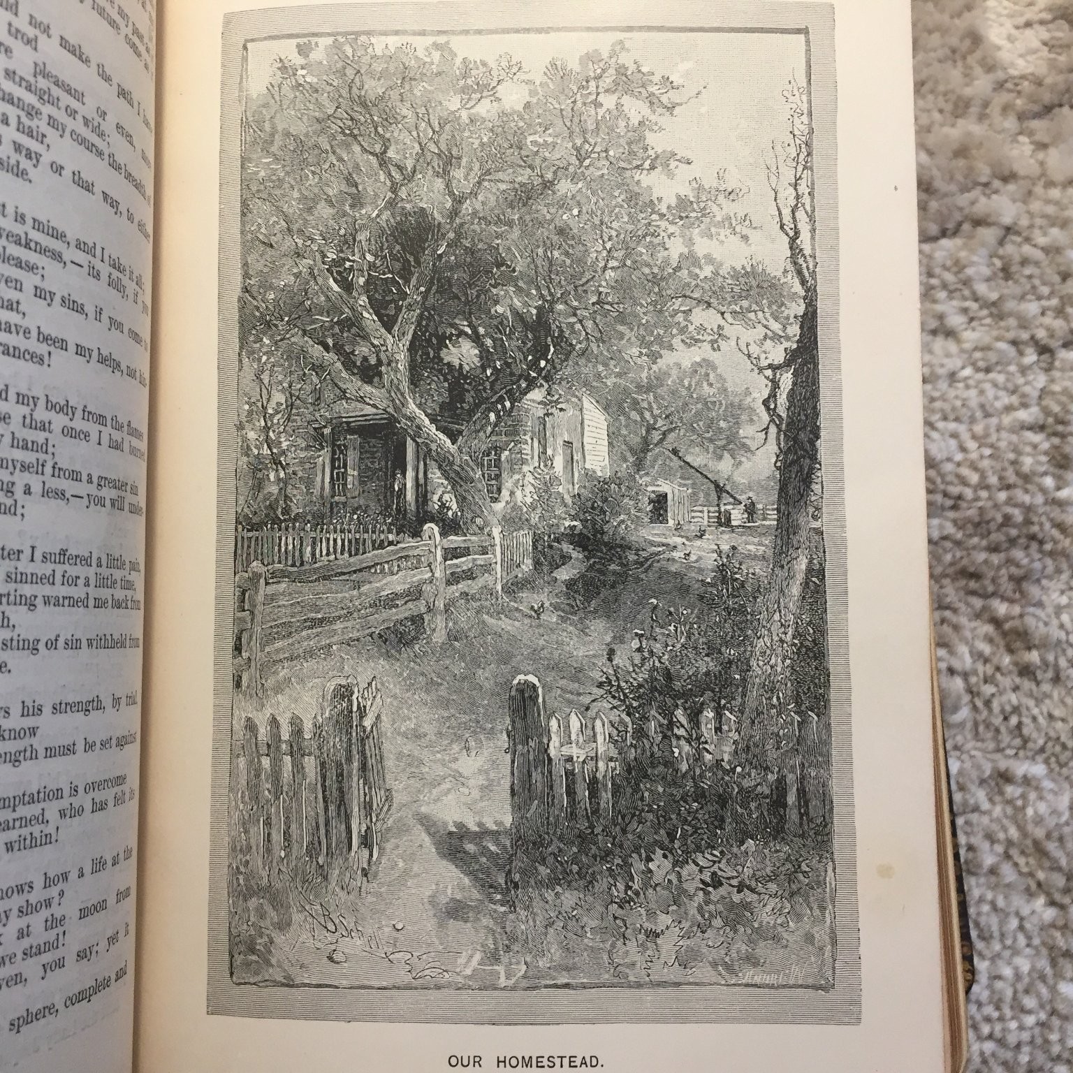 The Cambridge Book of Poetry and Song Bates 1887 Illustrated Poetry Book