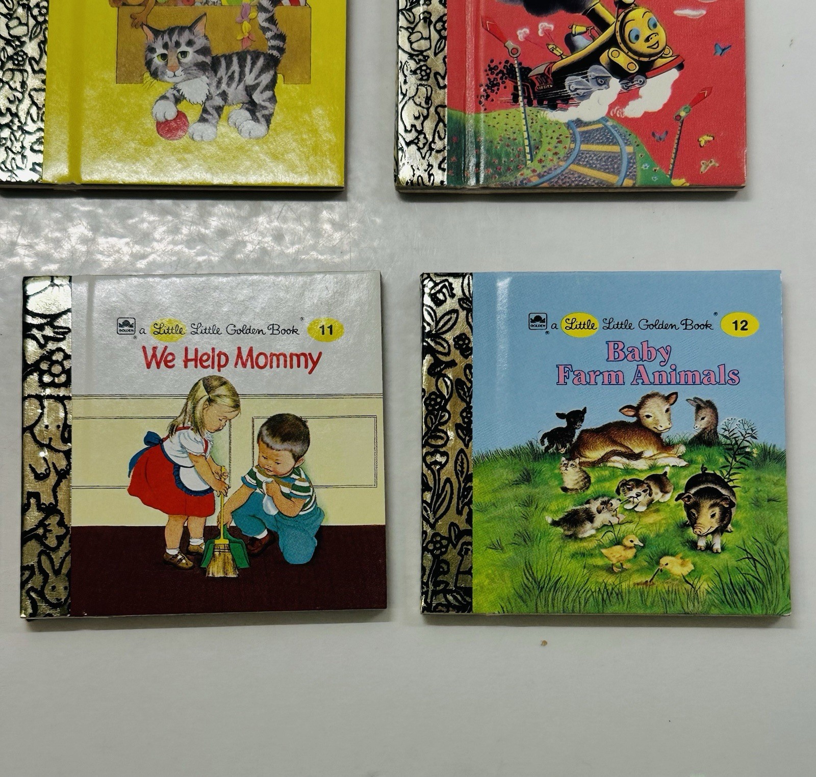 Little Little Golden Mini Books 1-12 Set Vintage
