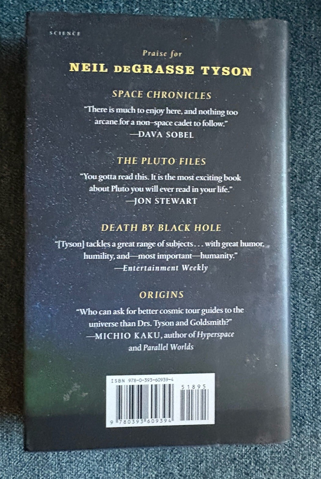 SIGNED „Astrophysics for People in a Hurry“ by Neil deGrasse Tyson AUTOGRAPHED