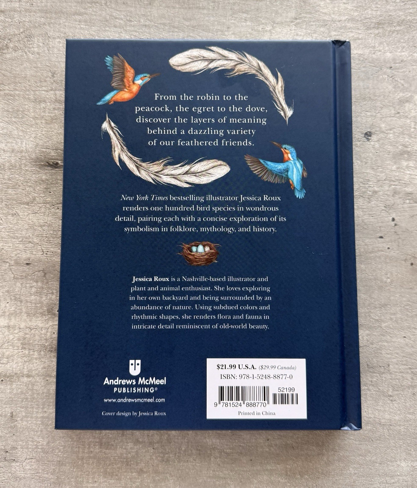 Jessica Roux Ornithography Illustrated Guide to Bird Lore & Symbolism HC 2024