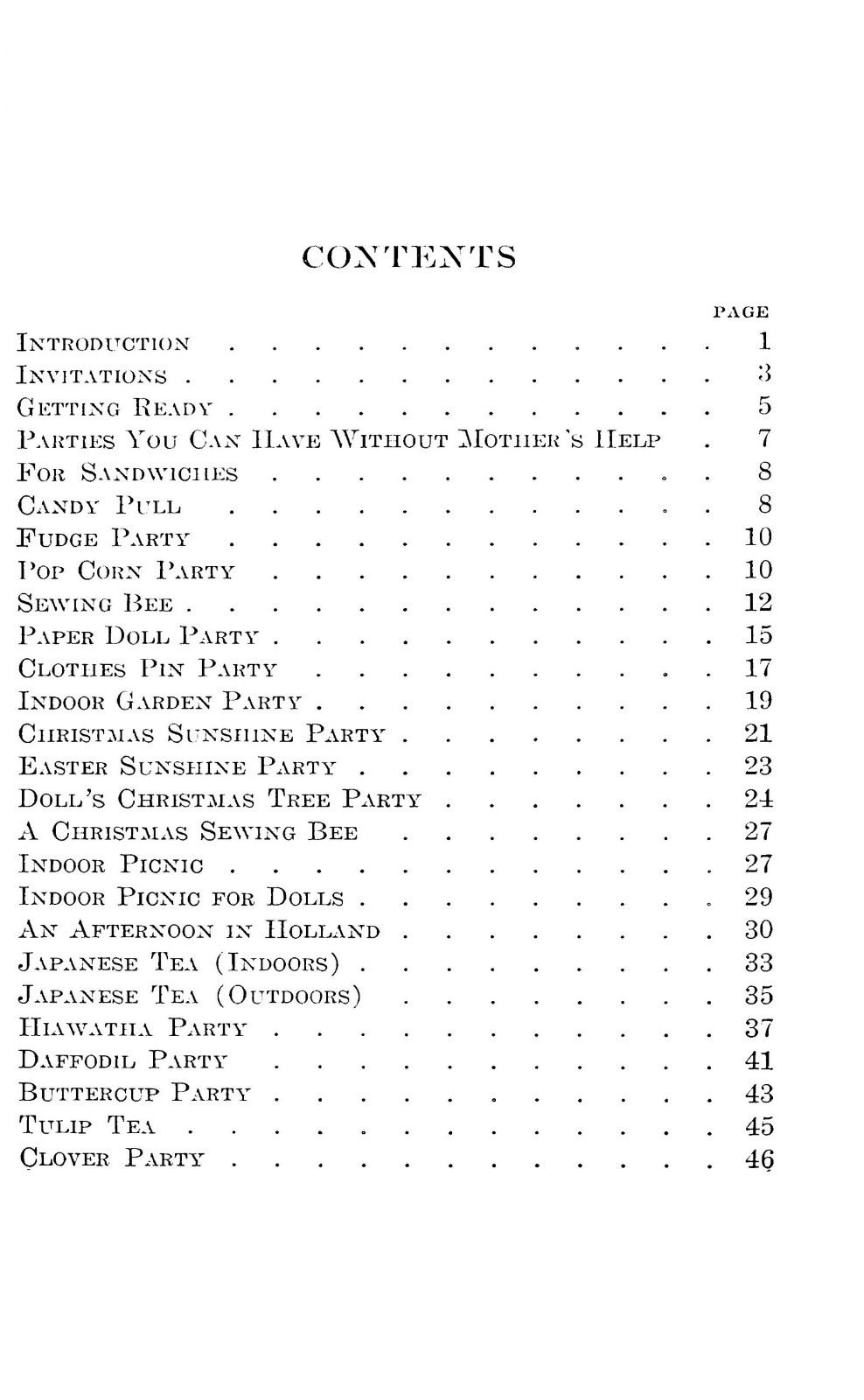 When Mother Lets Us Give A Party „1909“ 104 Pages