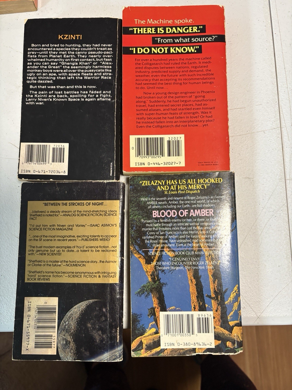 Vintage Sci-Fi Book Lot 16 paperback 1980s Fantasy Adventure Action Futuristic