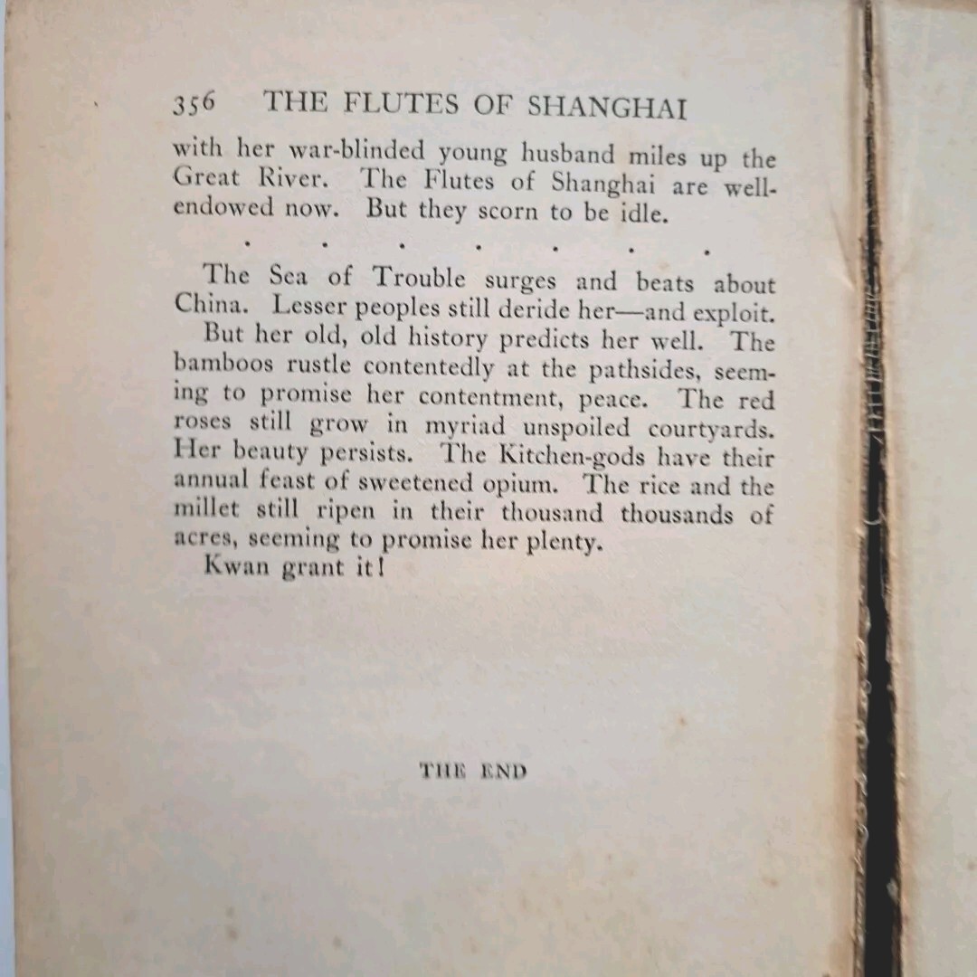 The Flutes Of Shanghai – Louise Jordan Miln – Frederick Stokes Co 1928 356 Pages