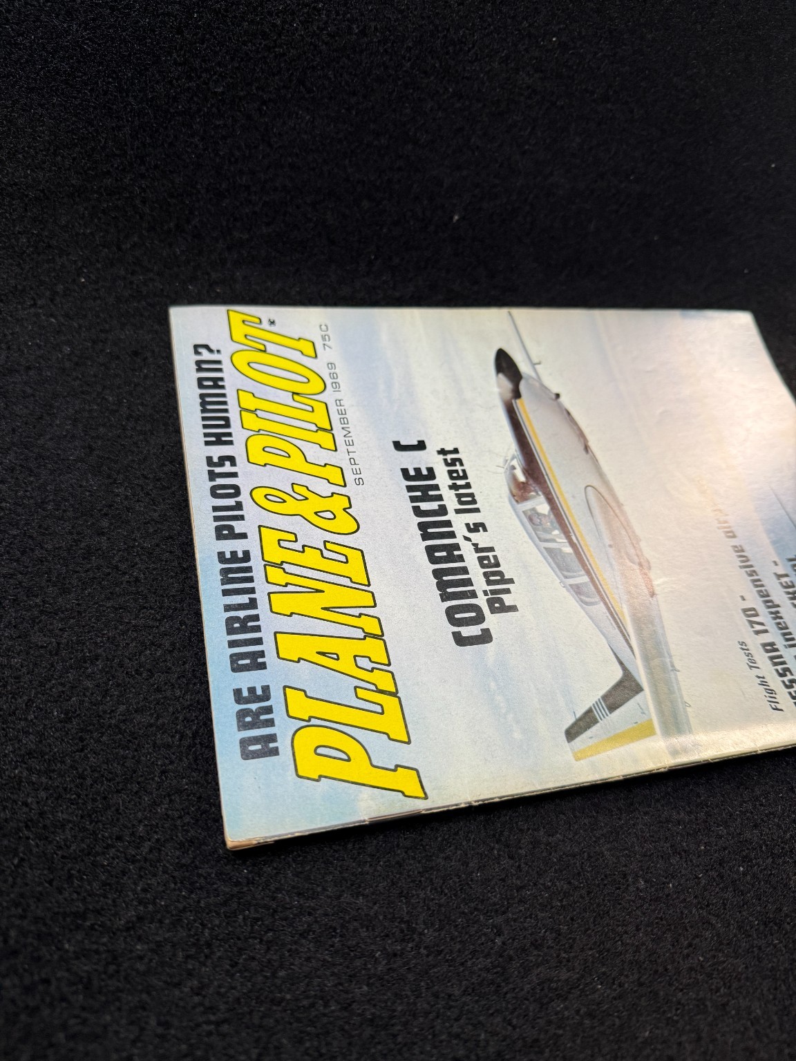 Plane & Pilot Magazine September 1969 Comanche C Cessna 170 Aviation Flying