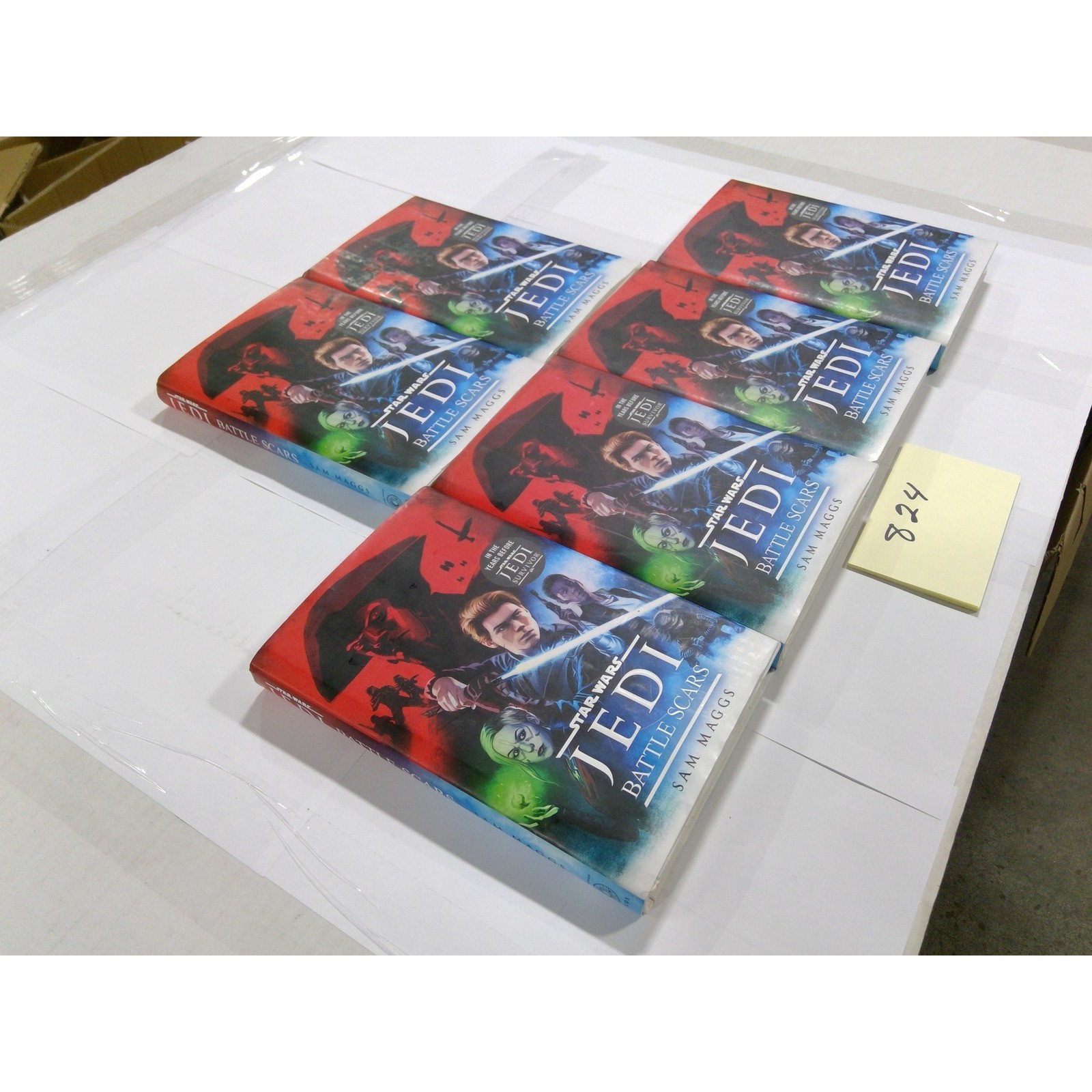 Del Rey Star Wars Jedi Battle Scars Novel 6 Pack Sam Maggs Hardcover Like New