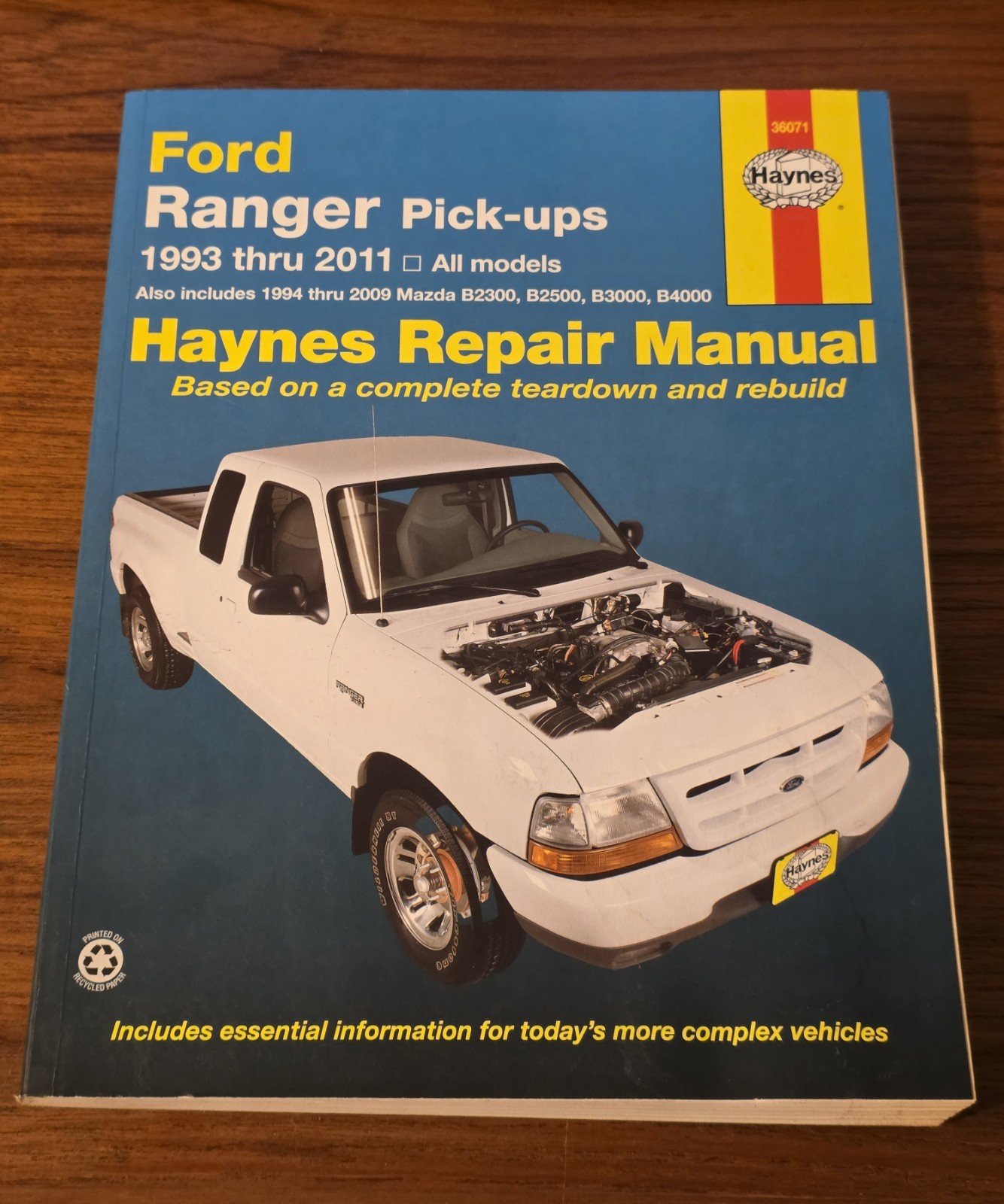 Ford Ranger (93-11) and Mazda B2300/B2500/B3000/B4000 (94-09) Haynes Repair…