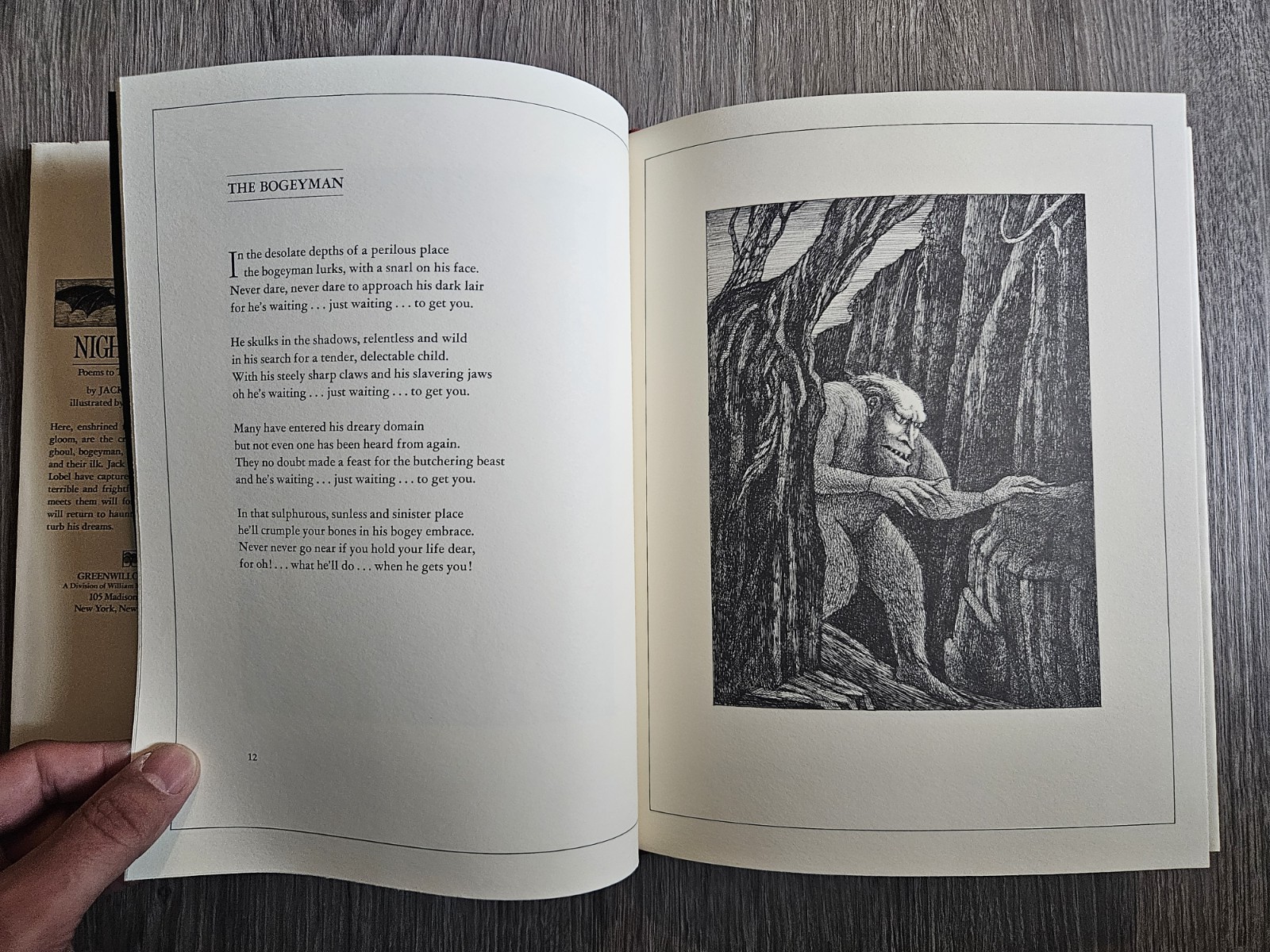 NIGHTMARES Poems to Trouble Your Sleep Jack Prelutsky & Arnold Lobel 1976 SIGNED