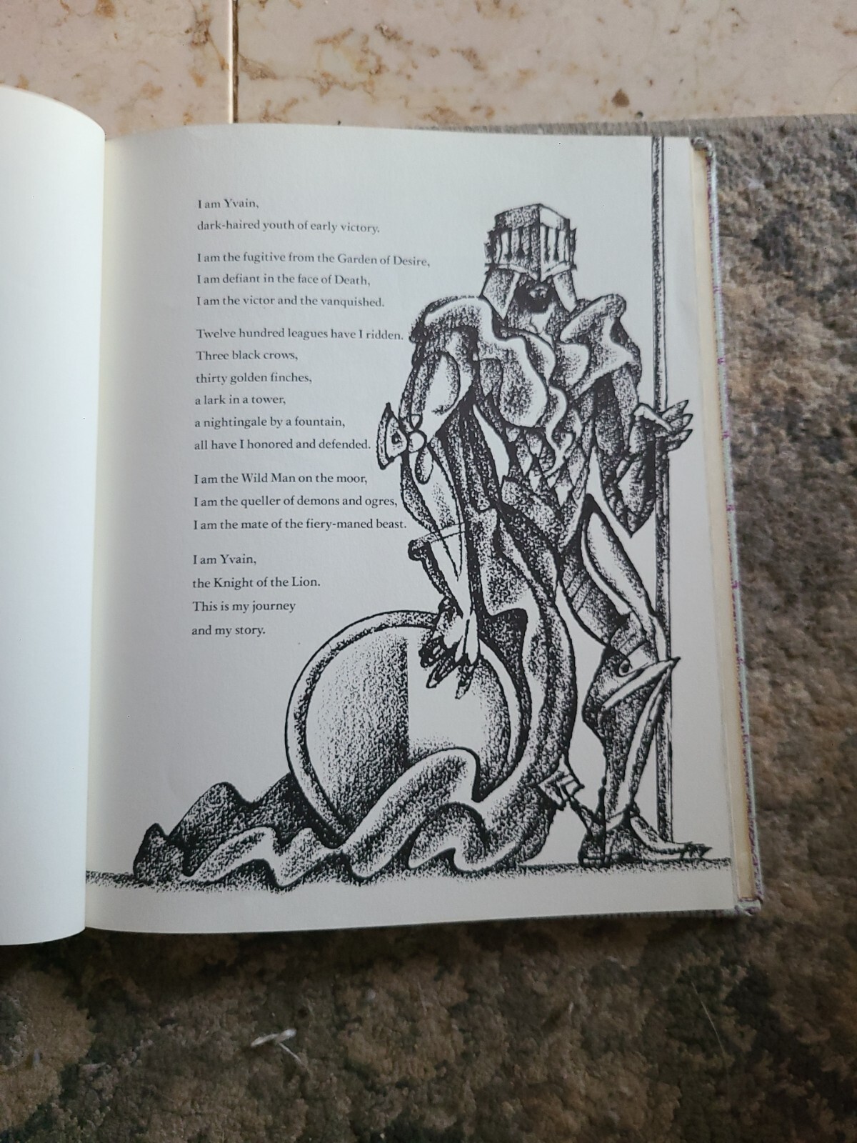 The Knight Of The Lion Gerald McDermott Four Winds Press 1979 First Ed HC VTG!