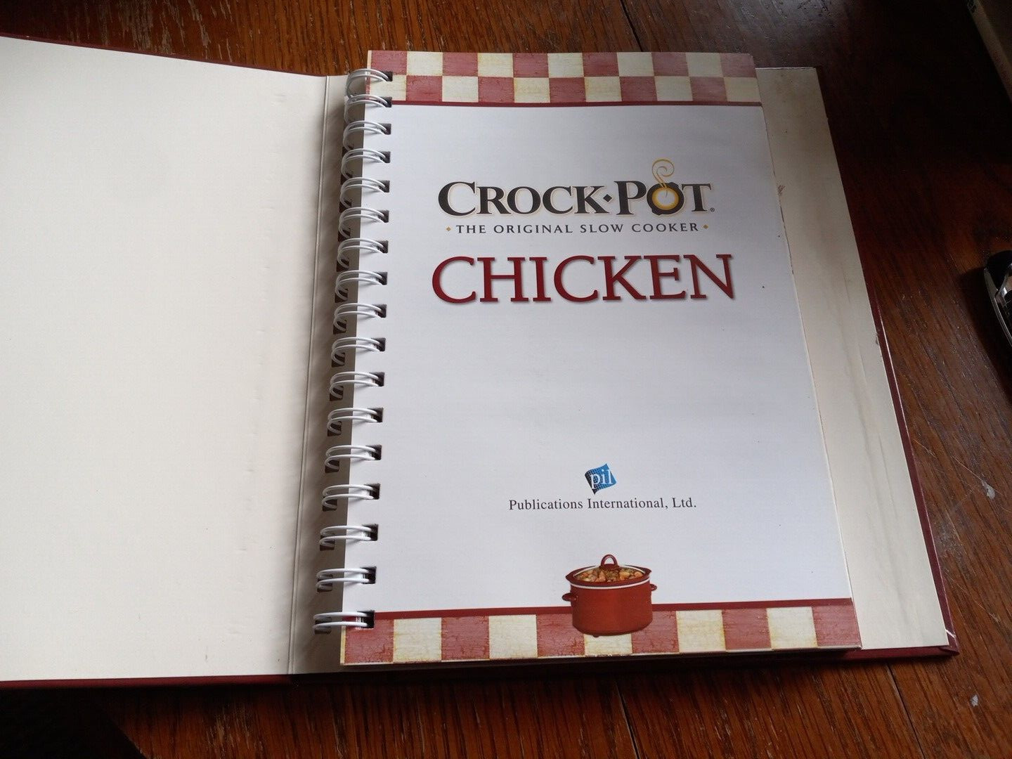 Crock-Pot The Original Slow Cooker Chicken Hardcover With Spiral 2009