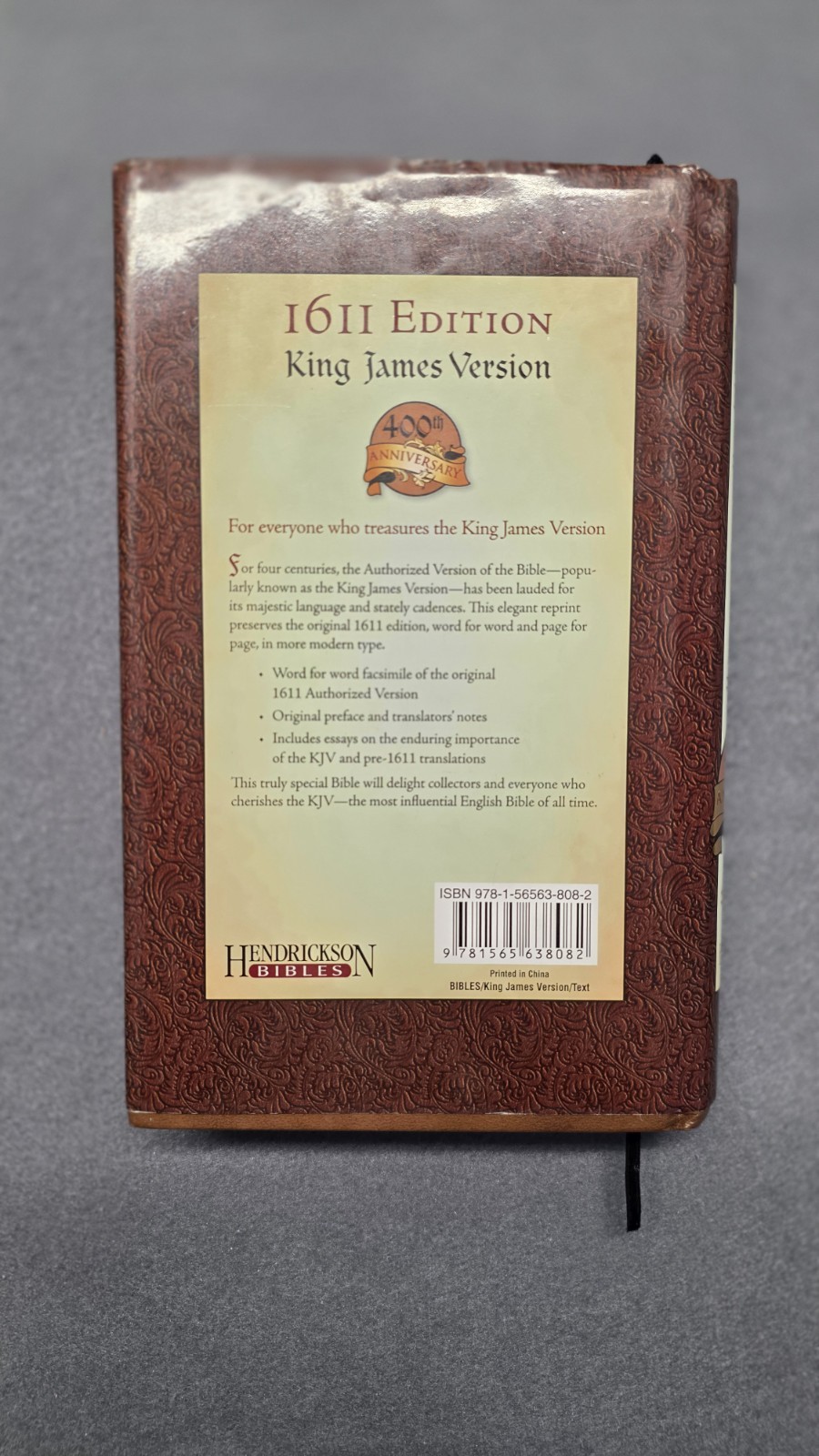 KJV Bible 1611 Edition by Inc. Staff Hendrickson Publishers (2005, Hardcover)
