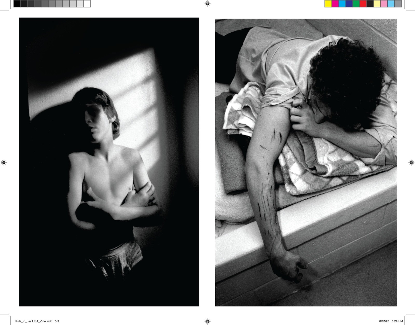 Kids in Jail United States 20 Page Zine Stephen Shames – signed