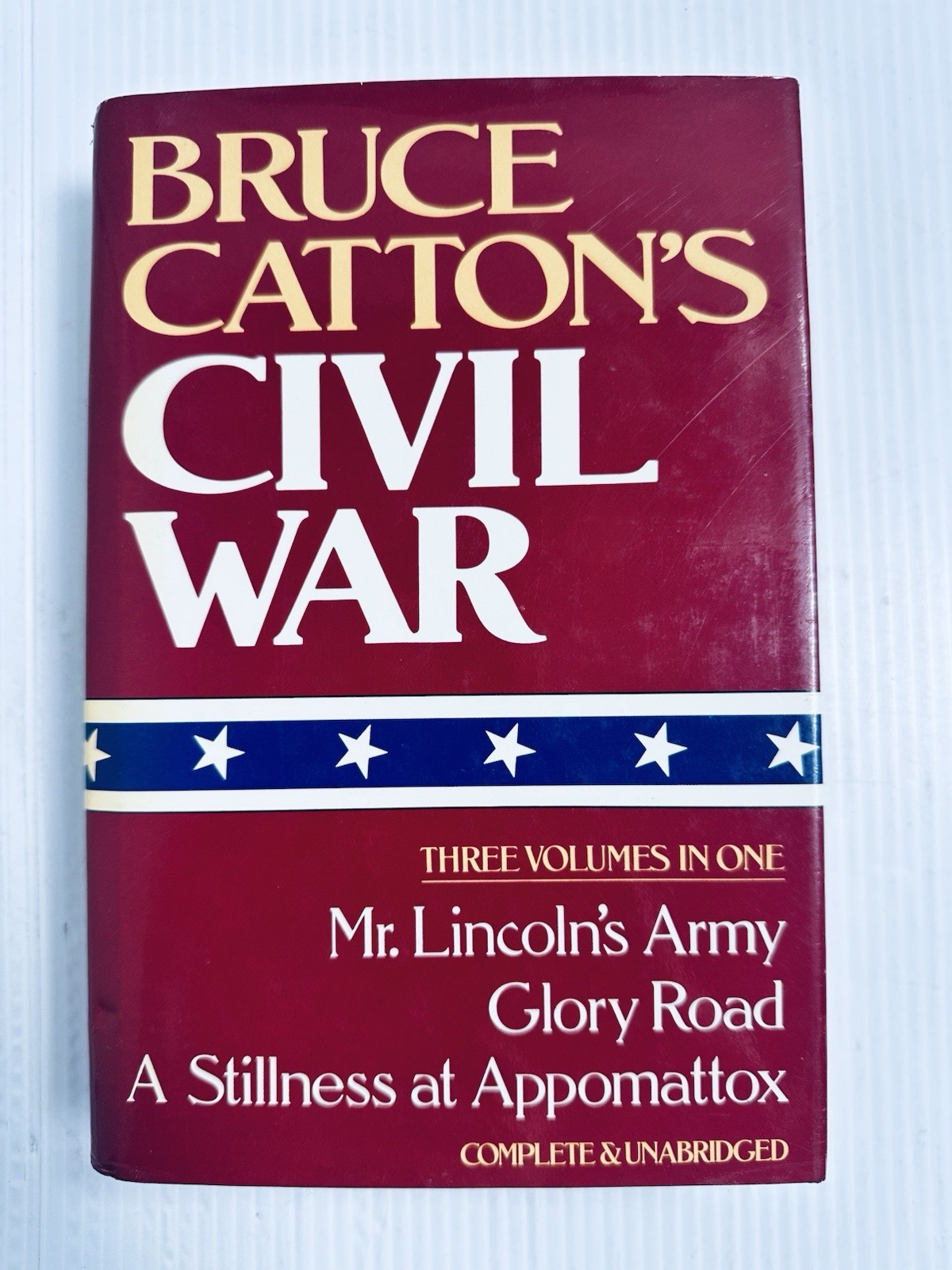 Civil War Bruce Catton 1984 Three Volumes in One Illustrated History Book