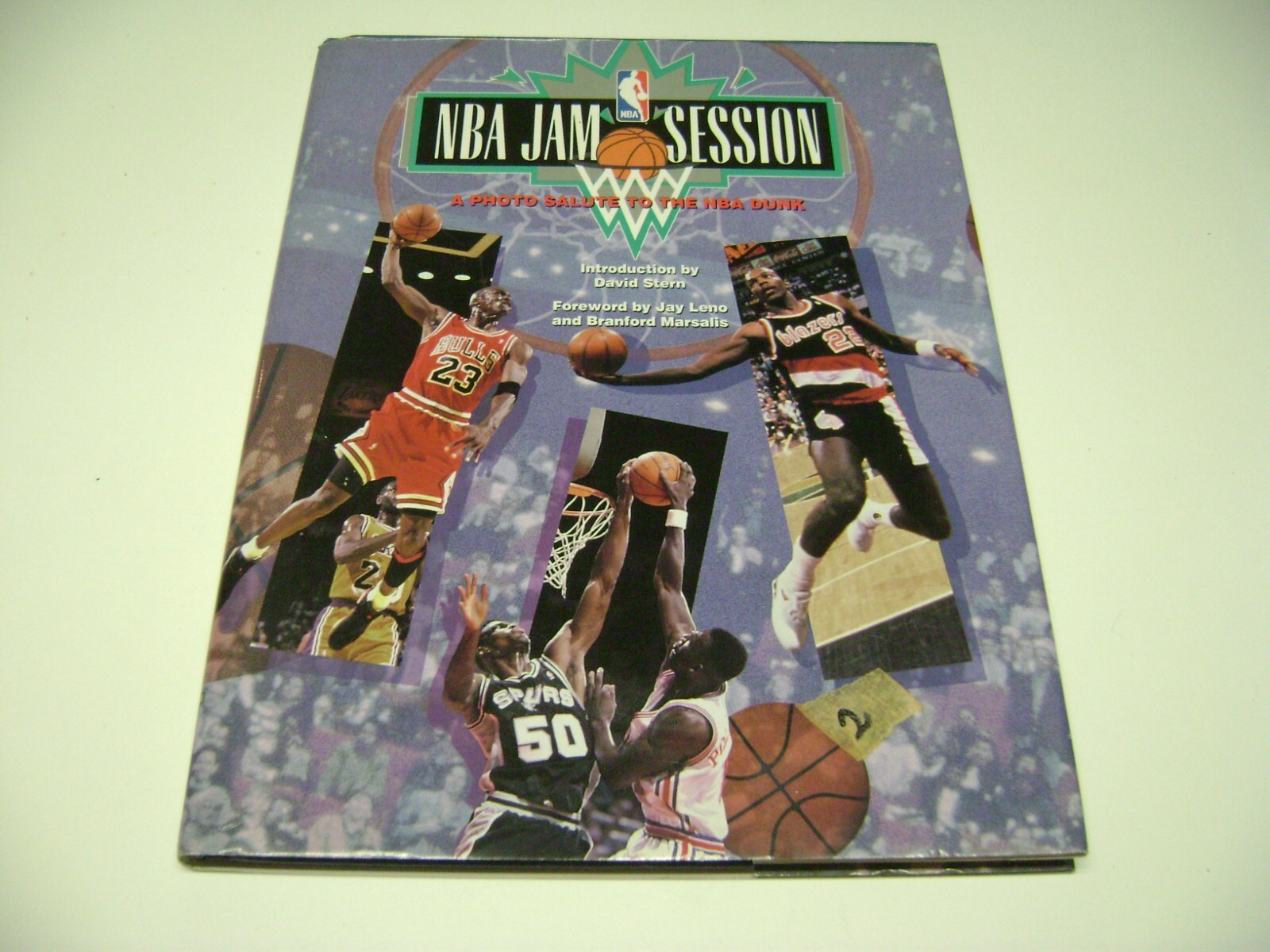 Huge 1993 Hardcover Book NBA JAM SESSION, Photo Salute to the Dunk, 168 pages