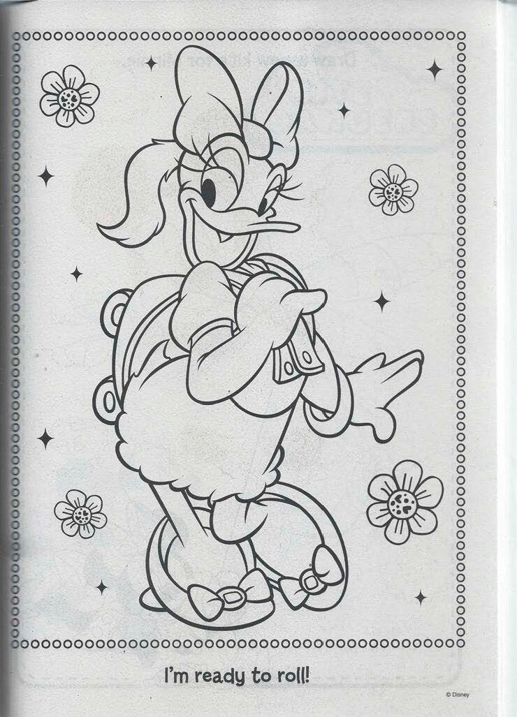 224 Page Disney Mickey Minnie Mouse Coloring Book Children’s Boys Girls Kids