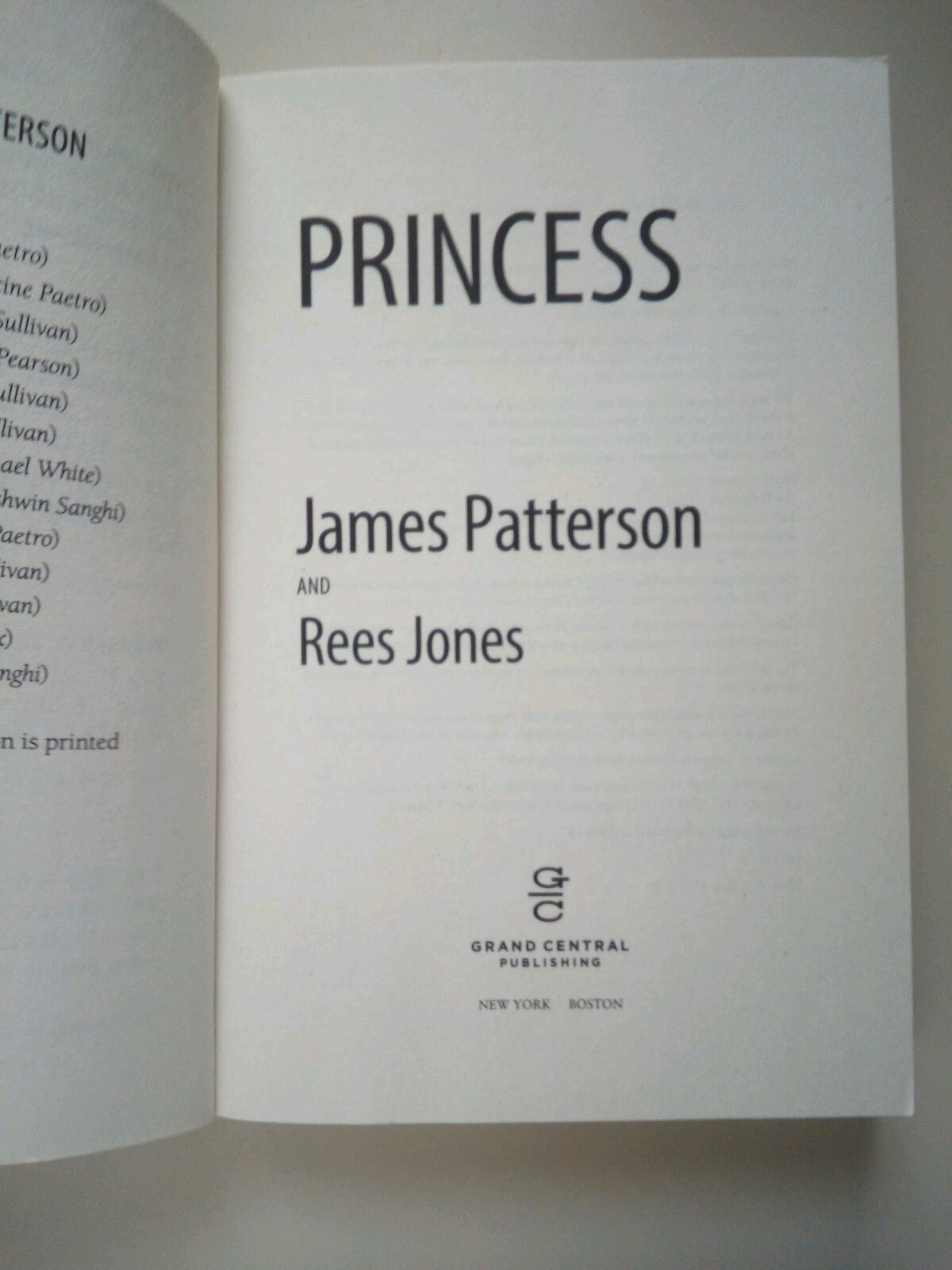 Private Ser.: Princess : A Private Novel by Rees Jones and James Patterson (201…