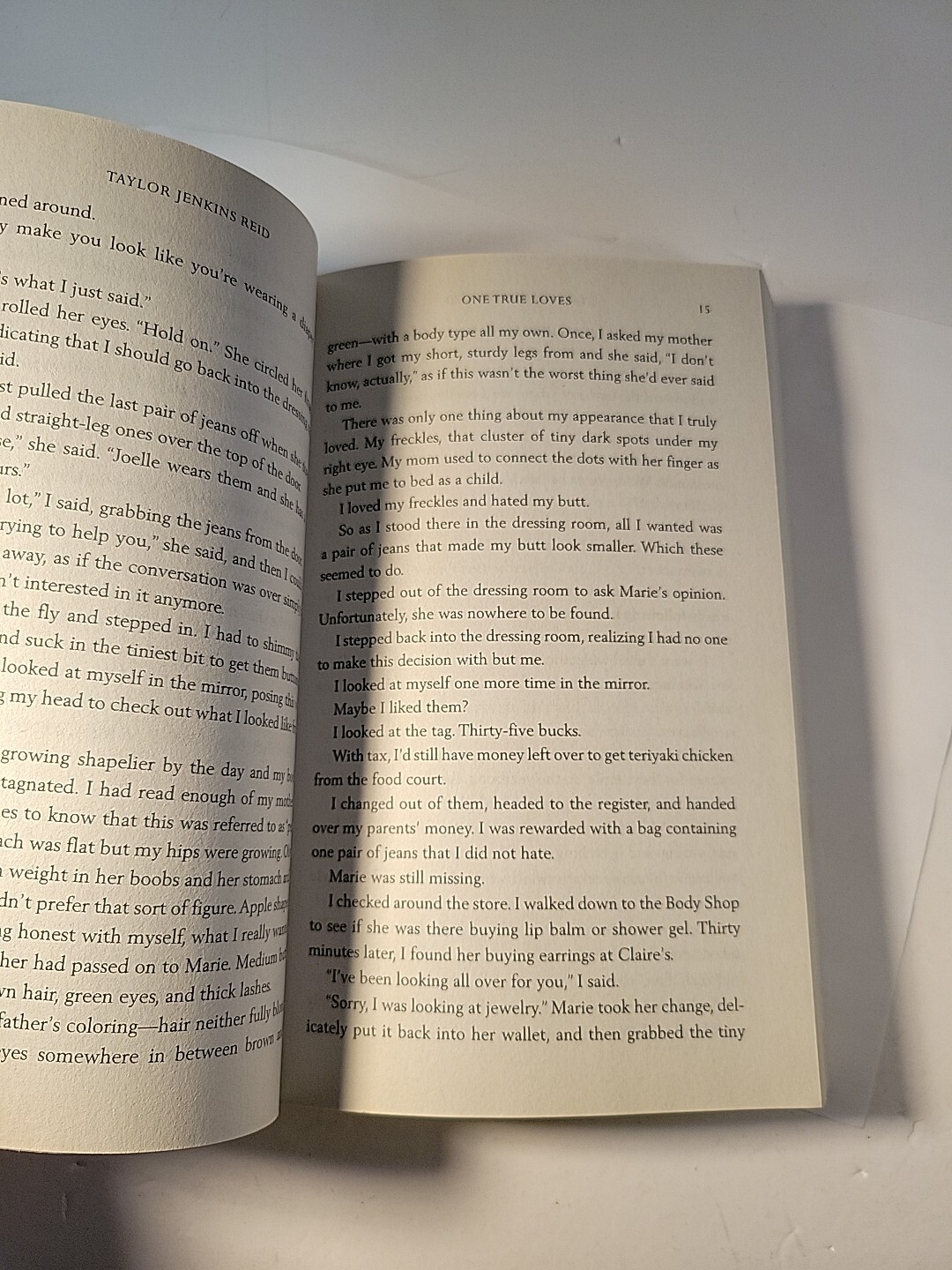 One True Loves : A Novel by Taylor Jenkins Reid (2016, Trade Paperback)