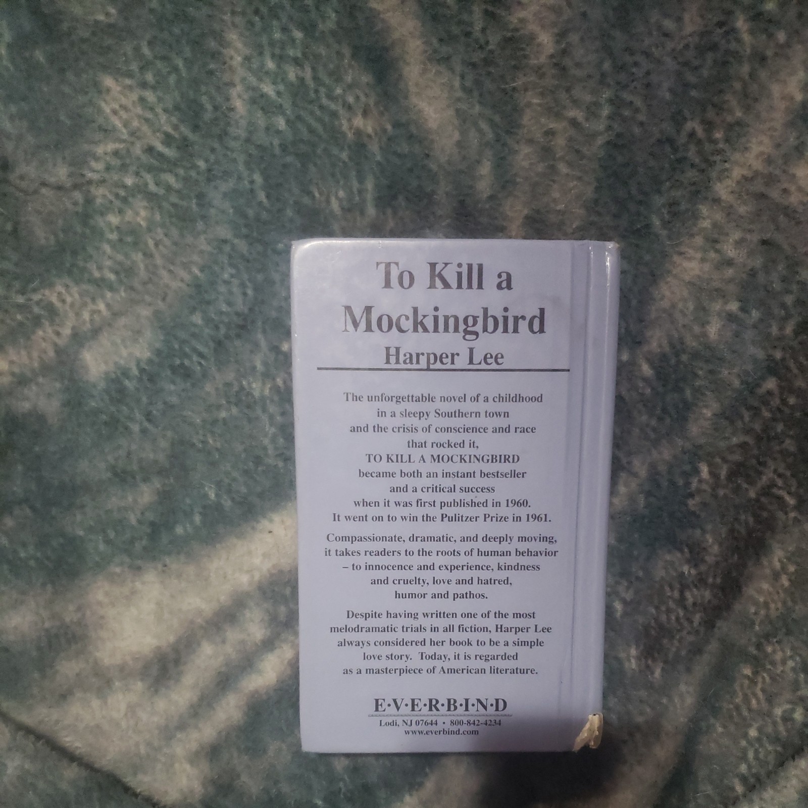 To Kill A Mockingbird by Harper Lee (1982) RARE Everbind Hardcover