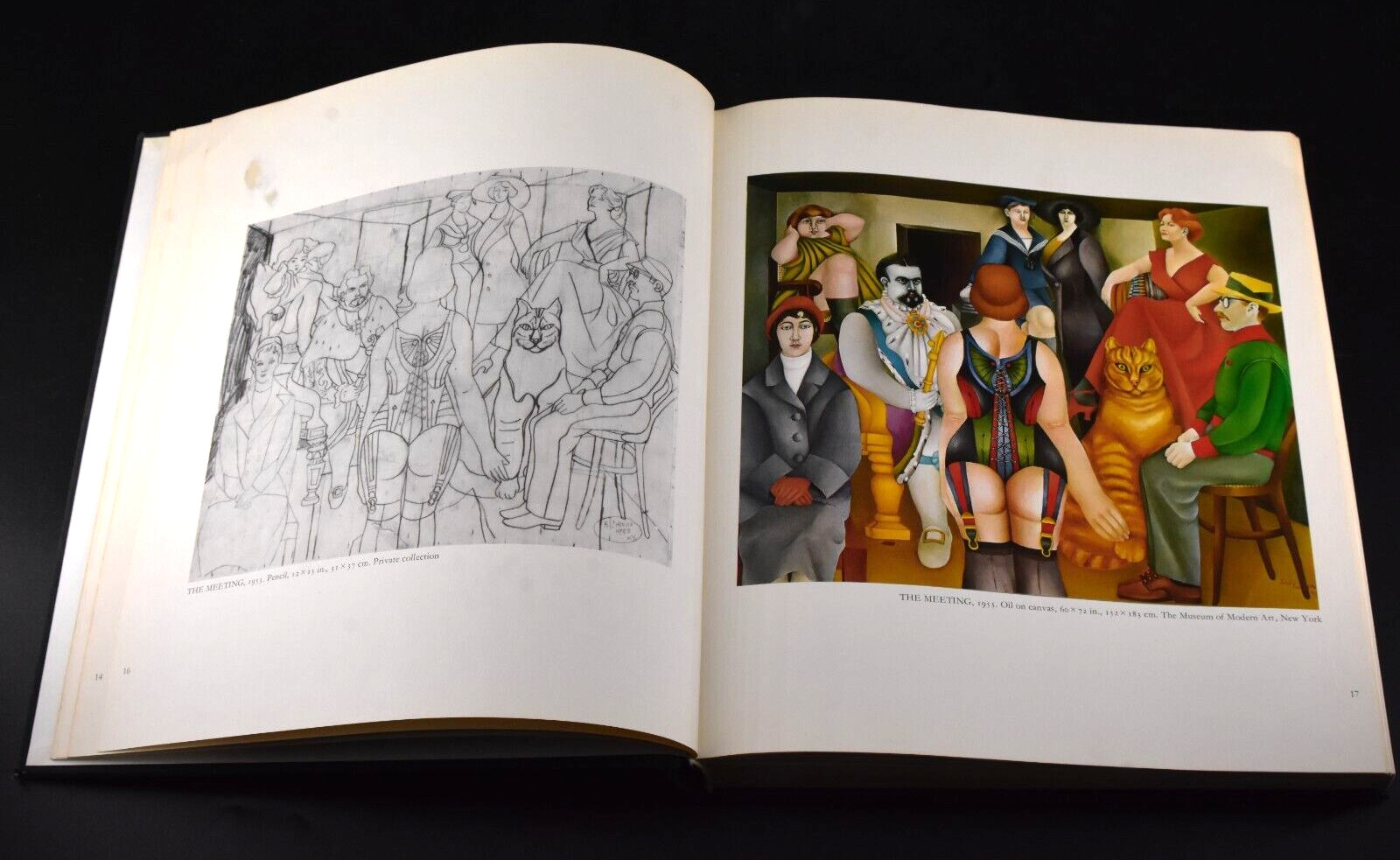 VTG Richard Lindner Art Book Hardcover 56 Color Plates Hilton Kramer 1st Ed