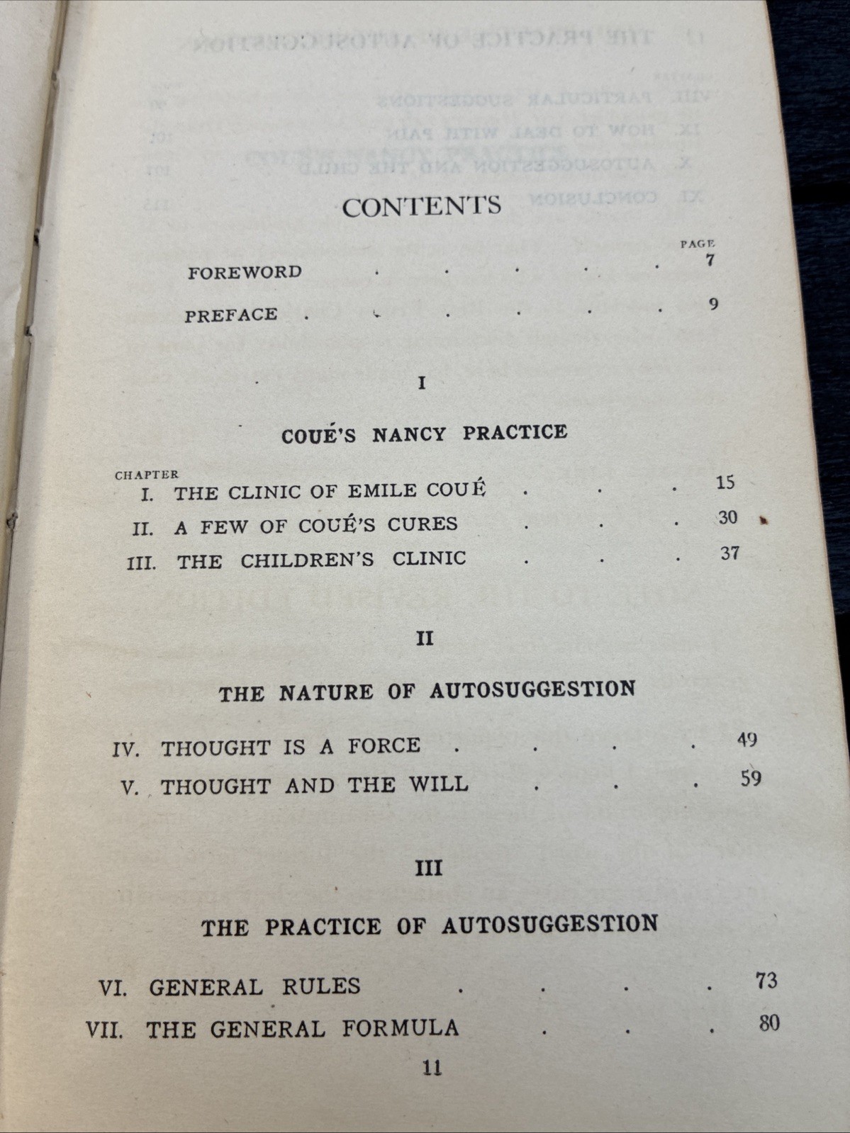 1922 Practice of Autosuggestion : By the Method of Emile Coue; HB