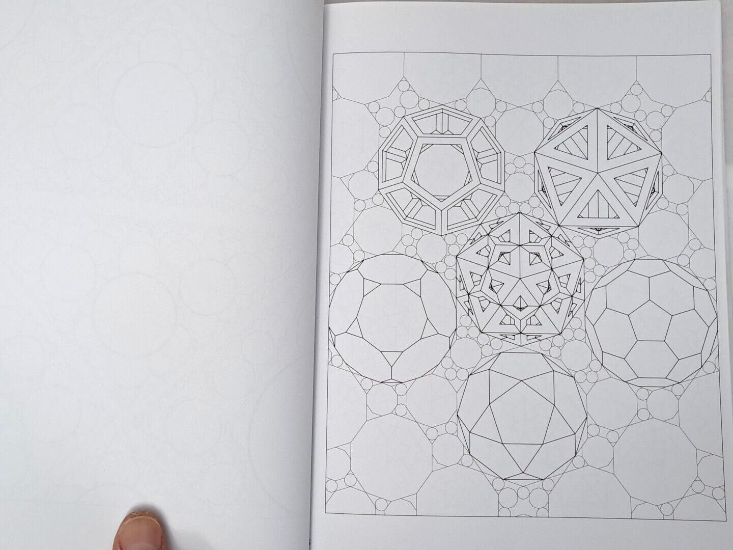Creative Haven Geometric Designs Coloring Book by Dover Over 120 Pages, Kids