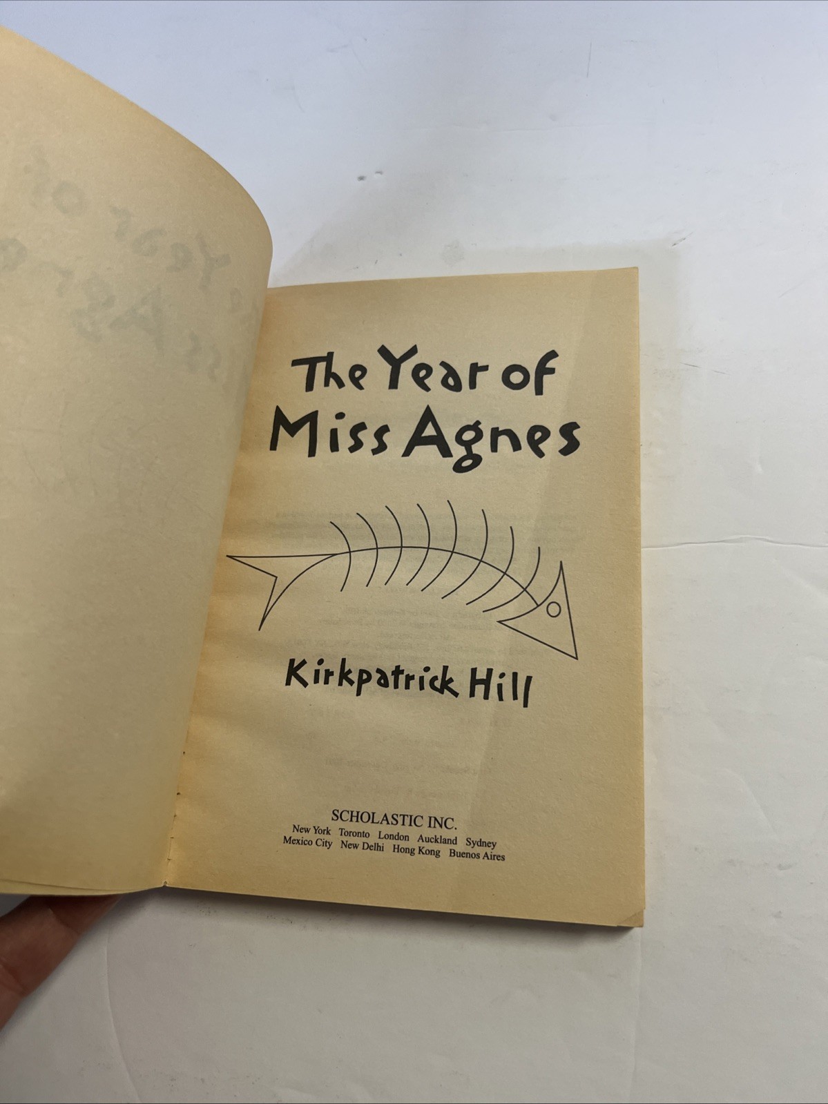The Year of Miss Agnes by Kirkpatrick Hill (2002, Mass Market)