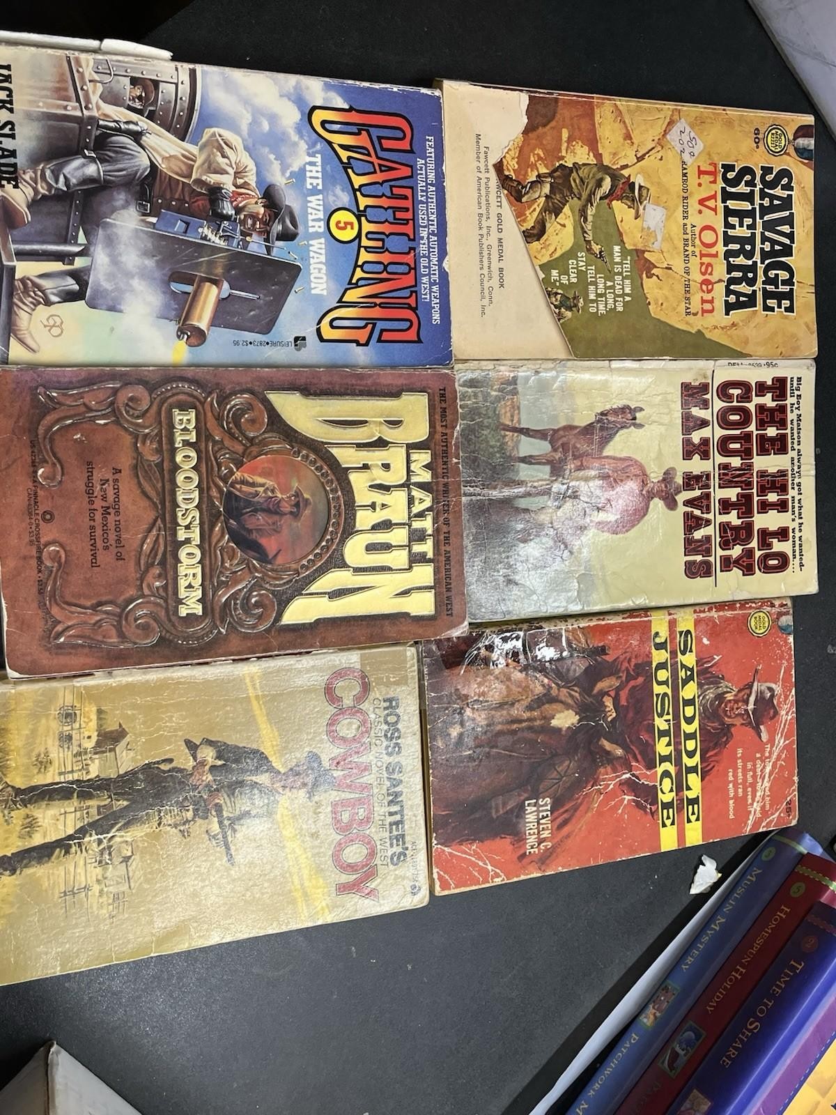50+ WESTERN Book Lot Classic Cowboy Action ZANE GREY BRAND KELTON Vintage