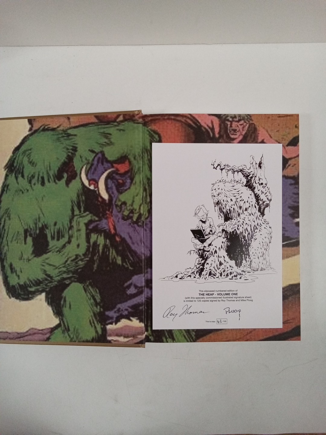 The Heap Vol. 1 Roy Thomas & Mike Ploog Signed Book 43/150 Very Rare!! -DK#