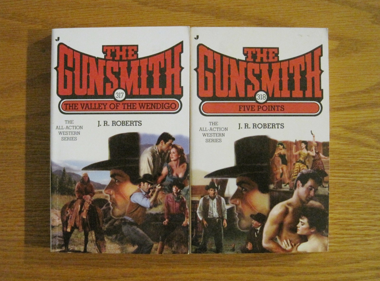 The GUNSMITH – J.R. Roberts – 8 Adult Western Paperback Book Lot – 300’s