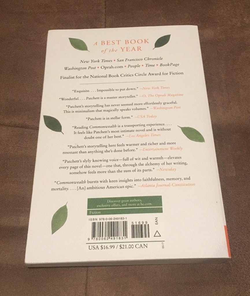 Commonwealth by Ann Patchett (Paperback)