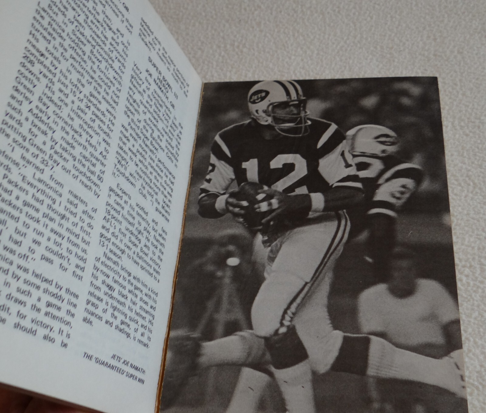 Vintage 1972-73 Dell (Stadia) NFL Football Illustrated Paperback Books Lot of 3