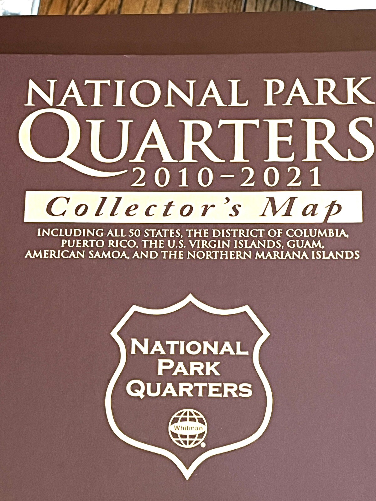 National Park Quarter Collector’s Map-Whitman Publishing-Quarters Not Included*