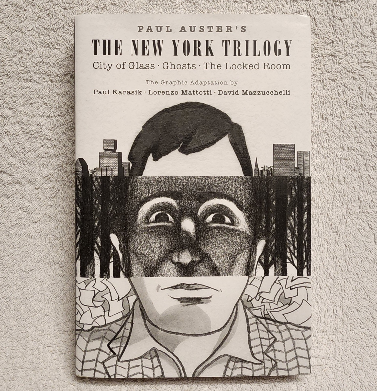 Paul Auster The New York Trilogy CITY OF GLASS Ghosts LOCKED ROOM Graphic Novel