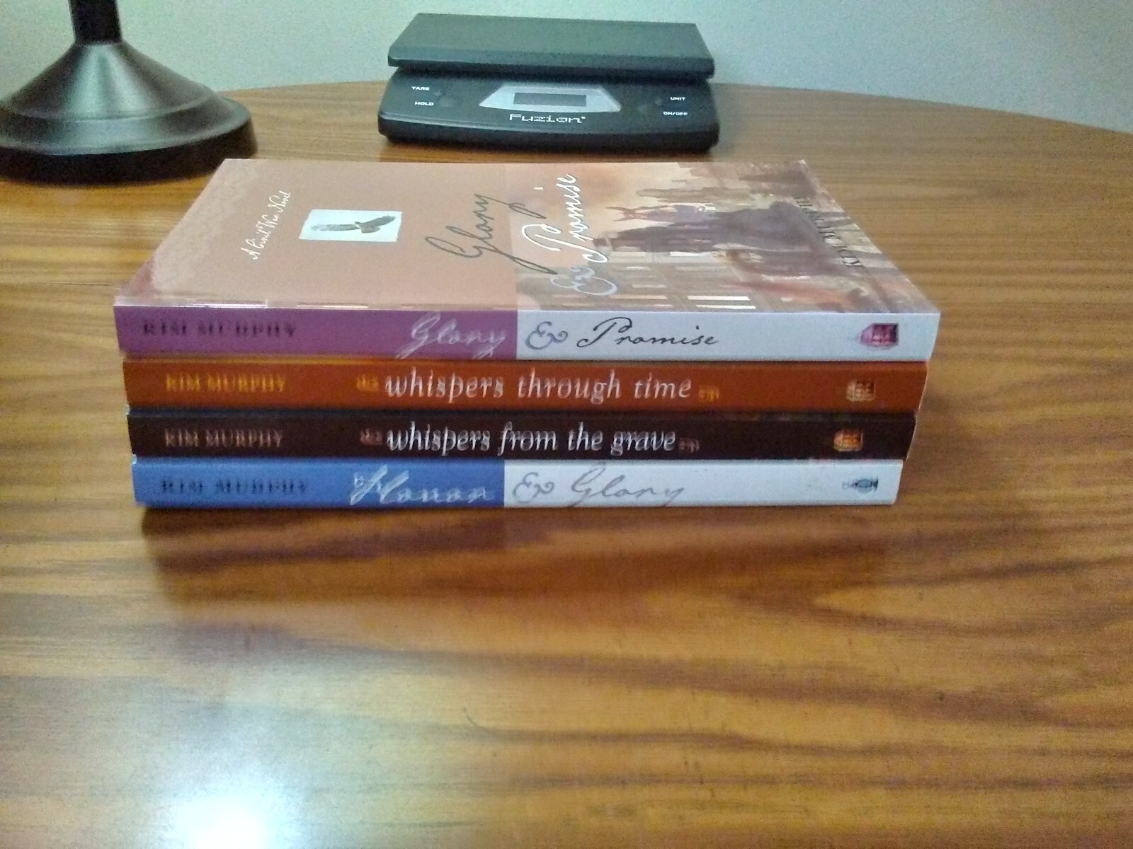 Lot of Kim Murphy books, signed, Whispers through time, Whispers from the Grave,