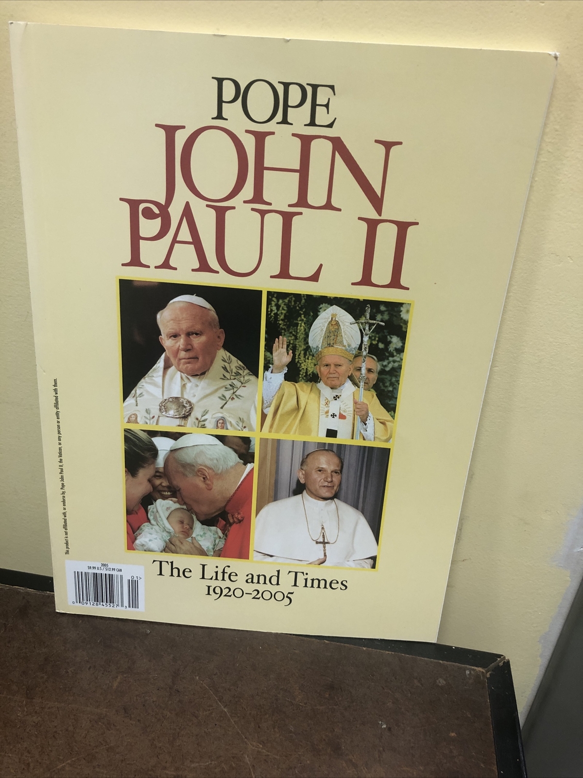 The Life & Times of Pope John Paul II 1920-2005 47 pages of Photos