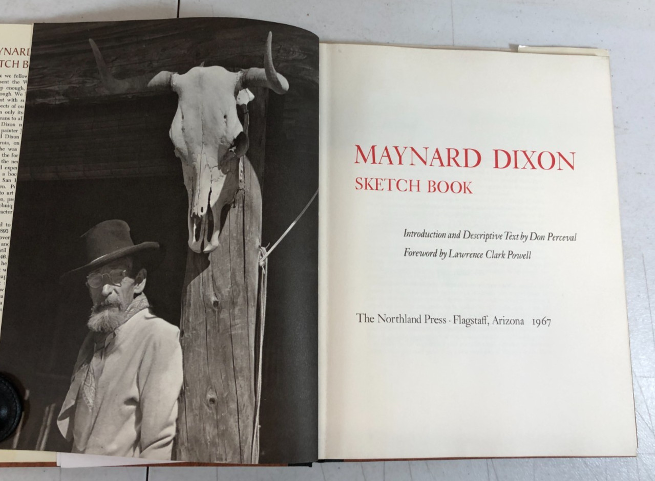Maynard Dixon Sketch Book, Perceval, 1967, E-119