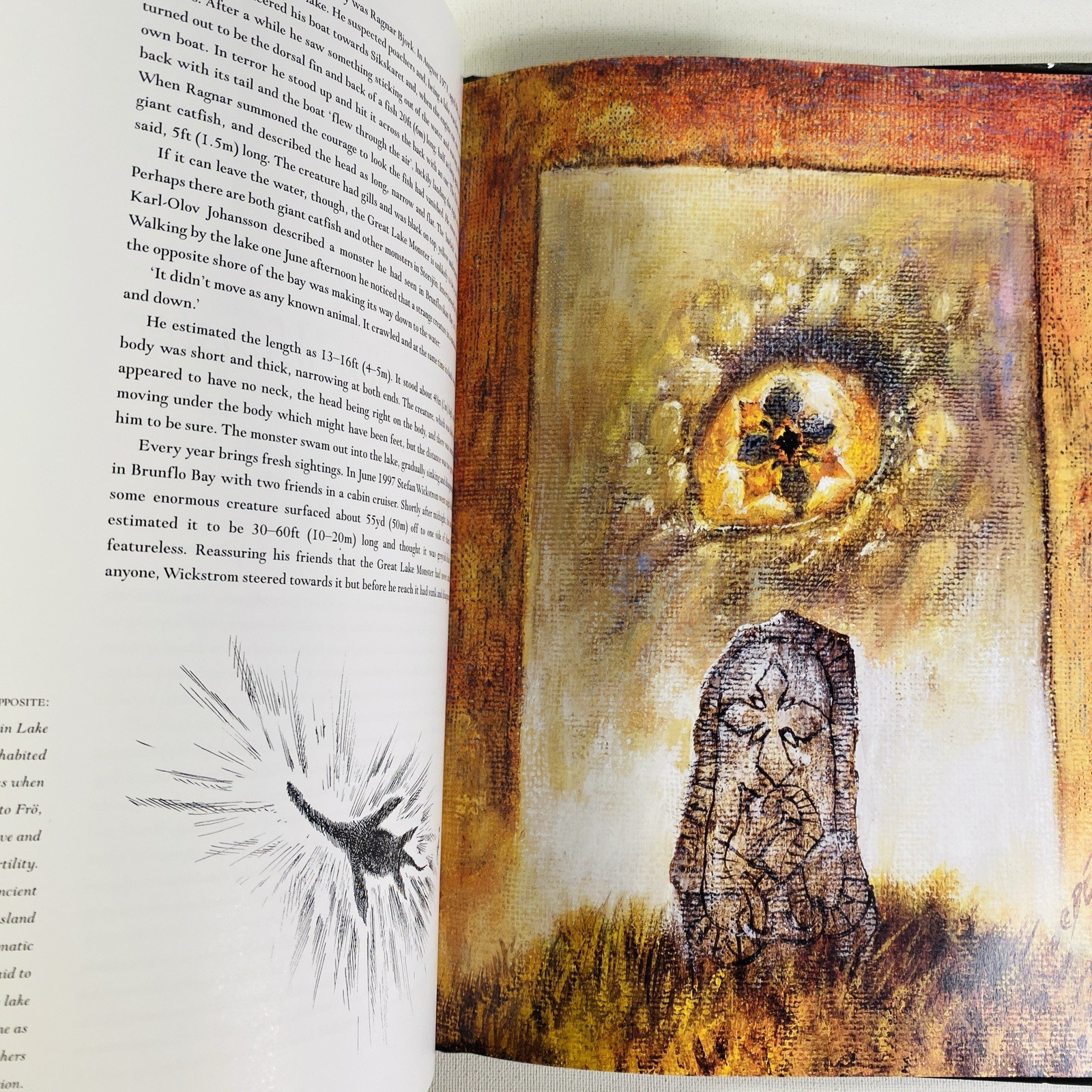 THE BOOK OF SEA MONSTERS By Nigel Suckling & Bob Eggleton 1st Edition Hardcover