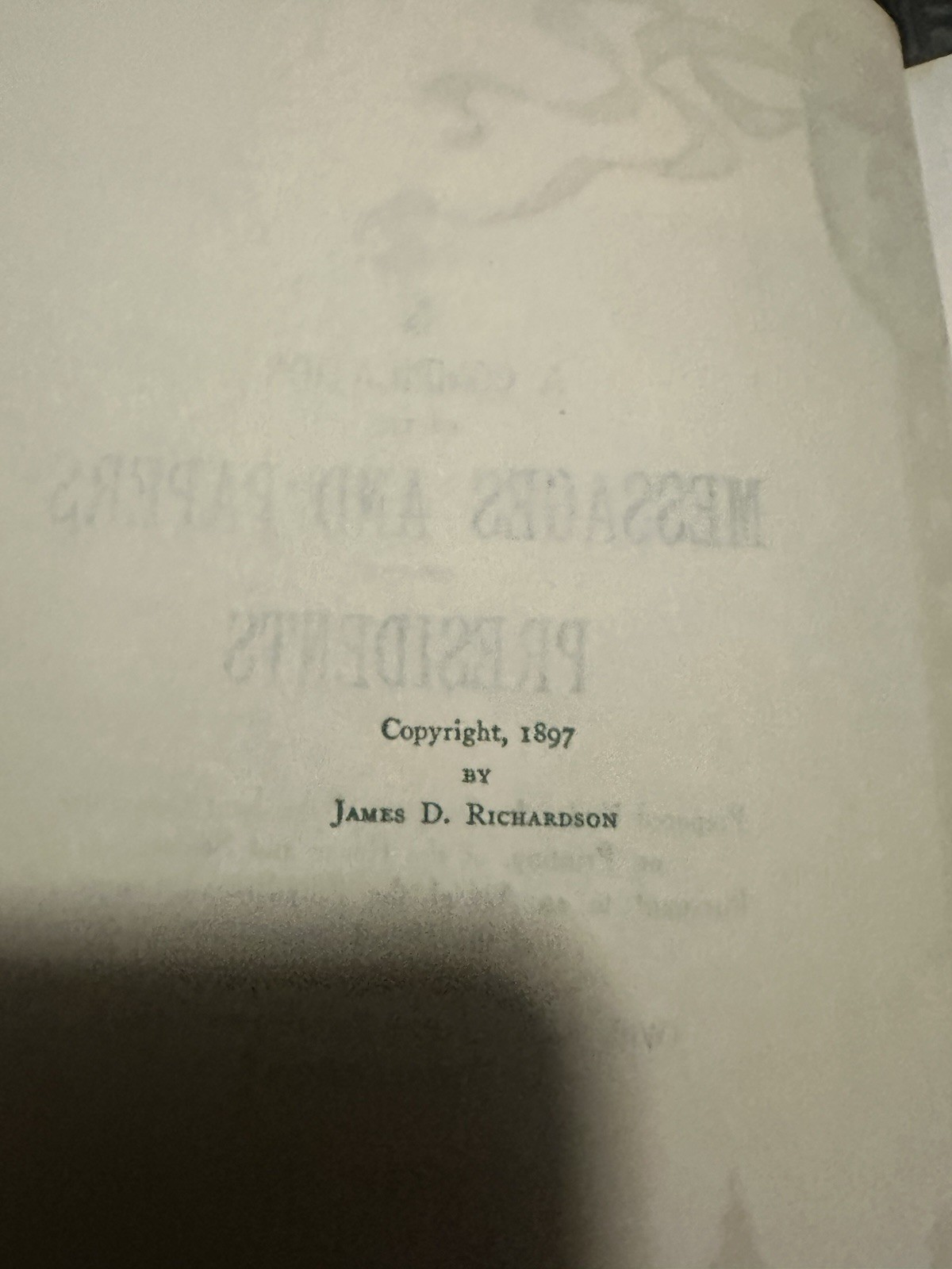 Complete Set 1-20 Hardcover Compilation of Messages and Papers of the Presidents