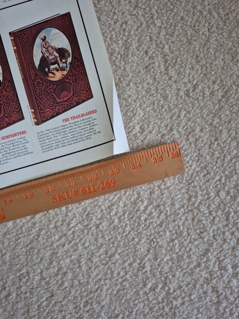 Time Life Books, The Old West Series, Promotional Poster, 22″×34″