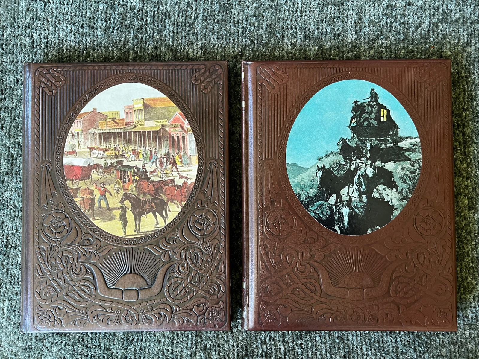 COMPLETE SET OF 26- Time Life The Old West Leatherette Hardcover (no index)