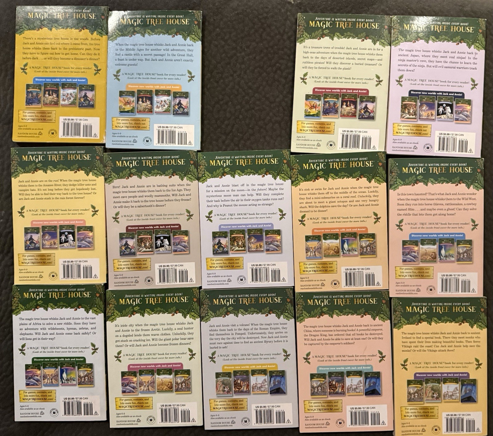 Magic Tree House 1–29 Missing 3 And 16