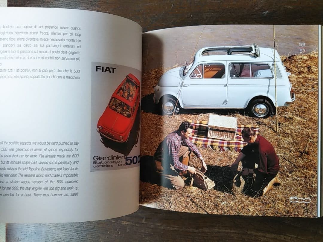 Fiat 500 History Book 2007 Alfa Romeo Ferrari Lancia Color 190pp Italian