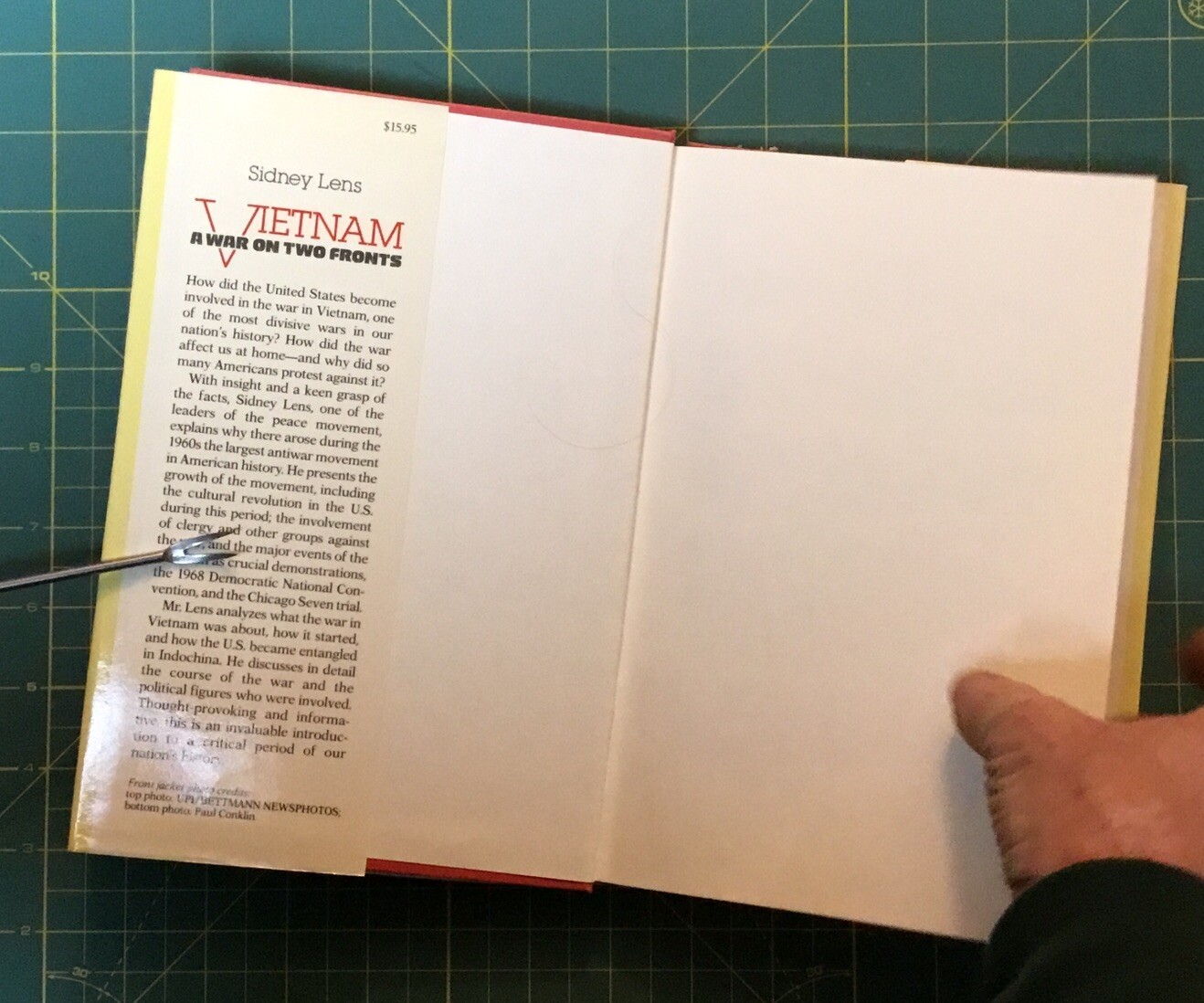 VIETNAM A WAR ON TWO FRONTS By Sidney Lens, 1990, 116 PAGES, Informative!
