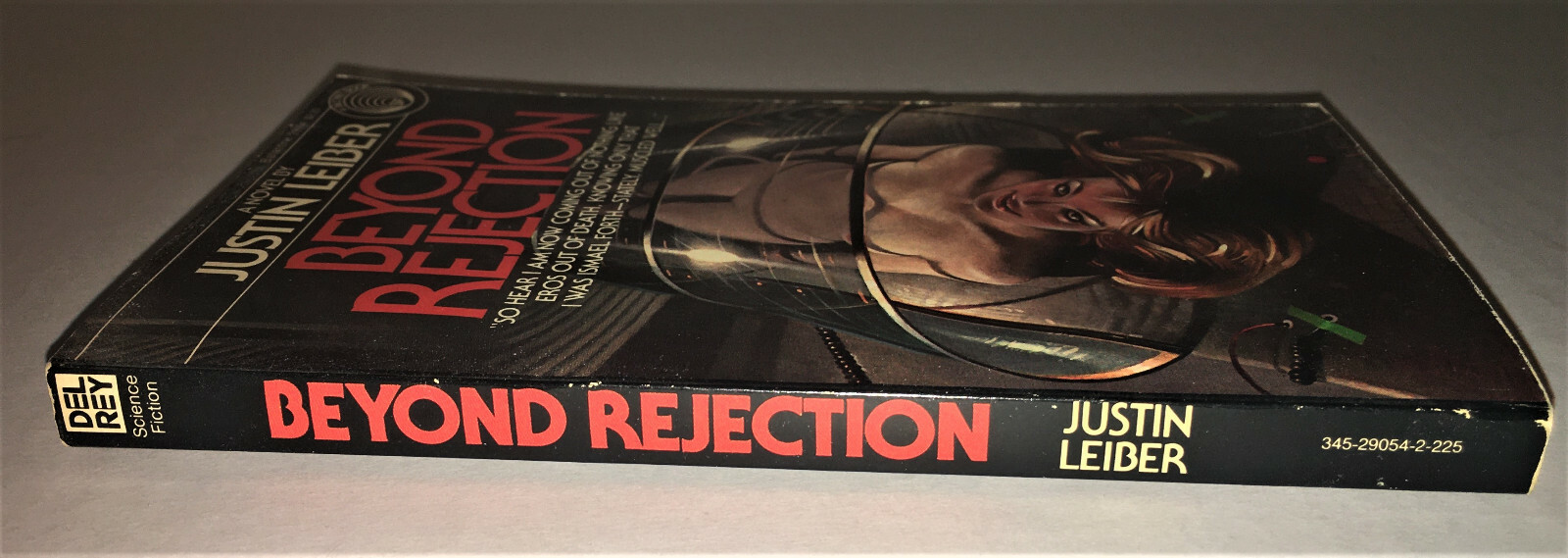 BEYOND REJECTION Justin Fritz Leiber Del Rey Paperback Science Fiction Novel 1st