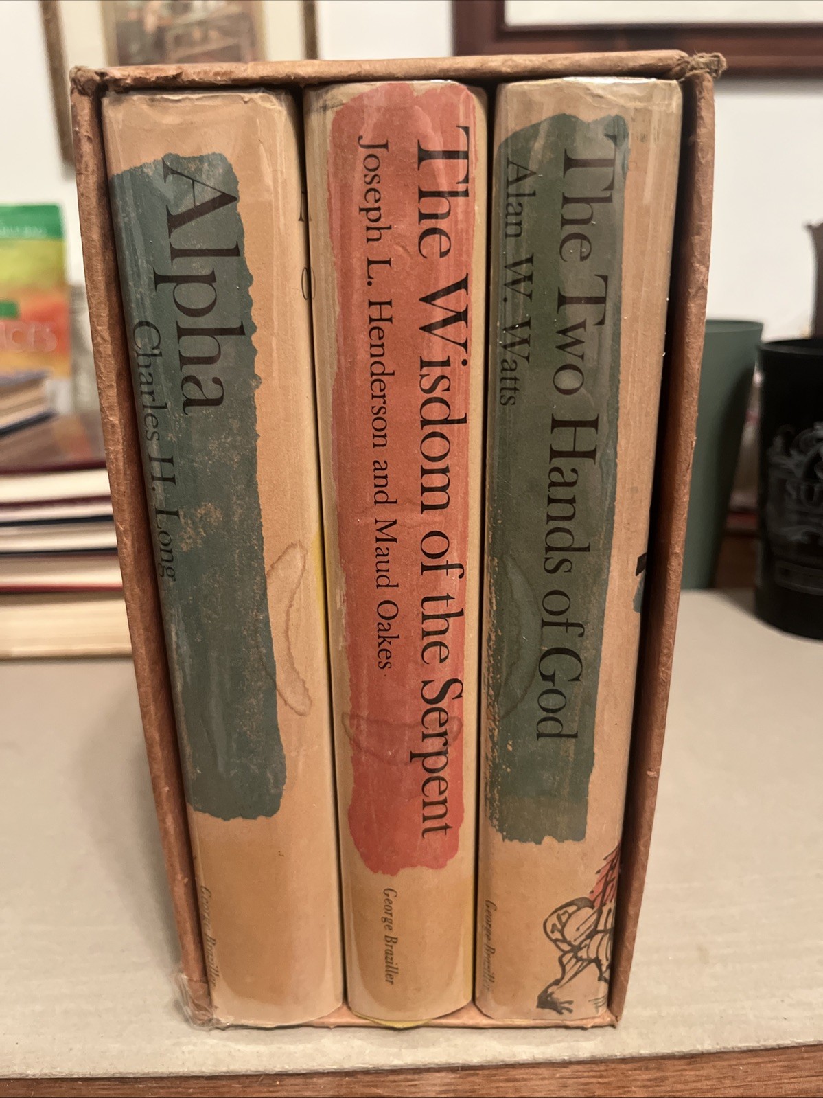Patterns of Myth 3 Volume Set, Alan W. Watts (Editor) 1963 HC First Printing
