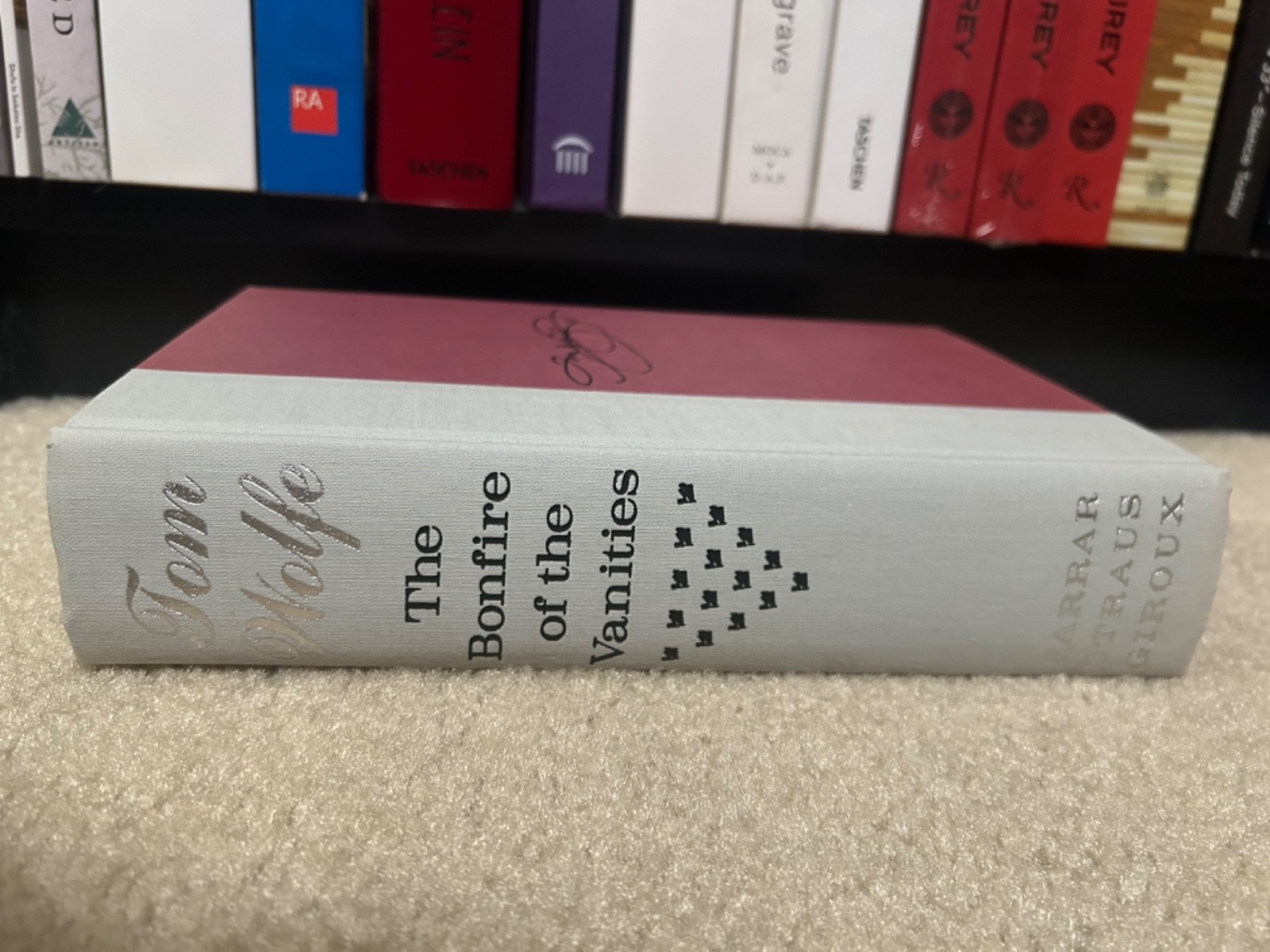 Tom Wolfe The Bonfire Of The Vanities Hardcover 8th Printing 1988 Vintage Book